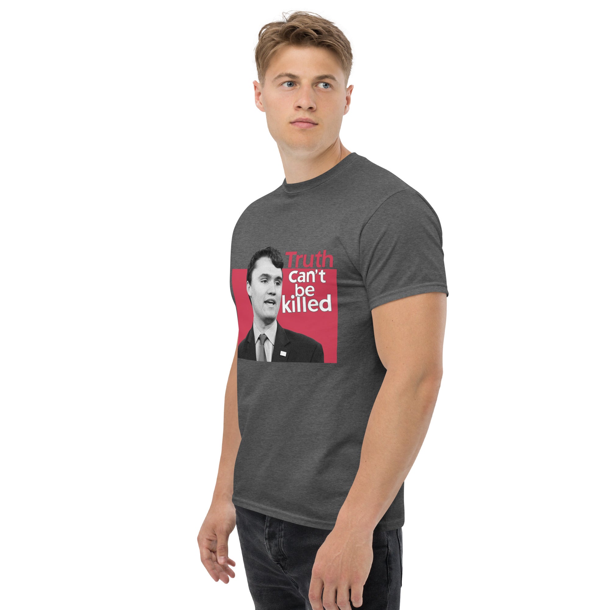 Charlie Kirk Shirt, Truth Can't Be Killed T-Shirt T-Shirt - Tophatter Daily Deals