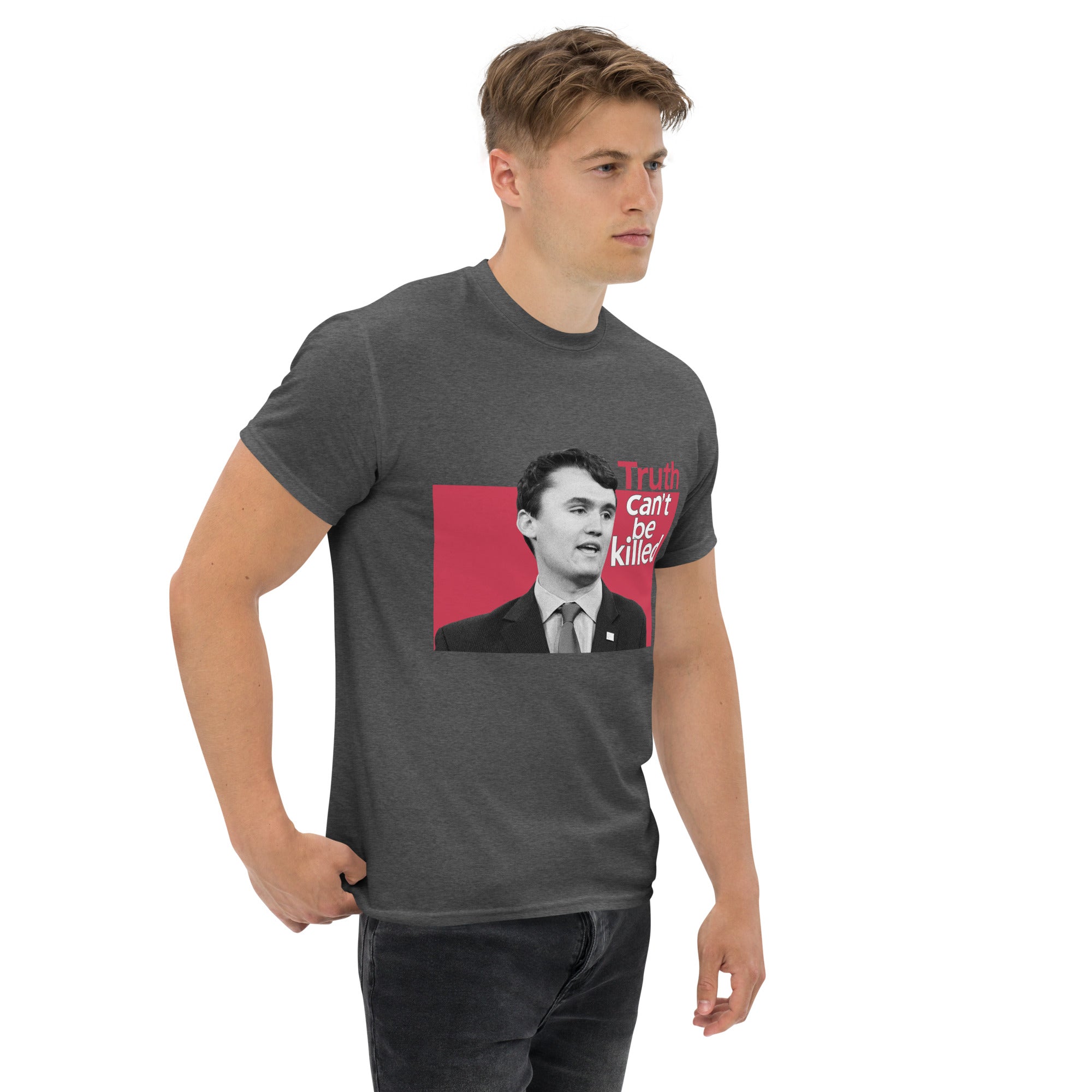 Charlie Kirk Shirt, Truth Can't Be Killed T-Shirt T-Shirt - Tophatter Daily Deals