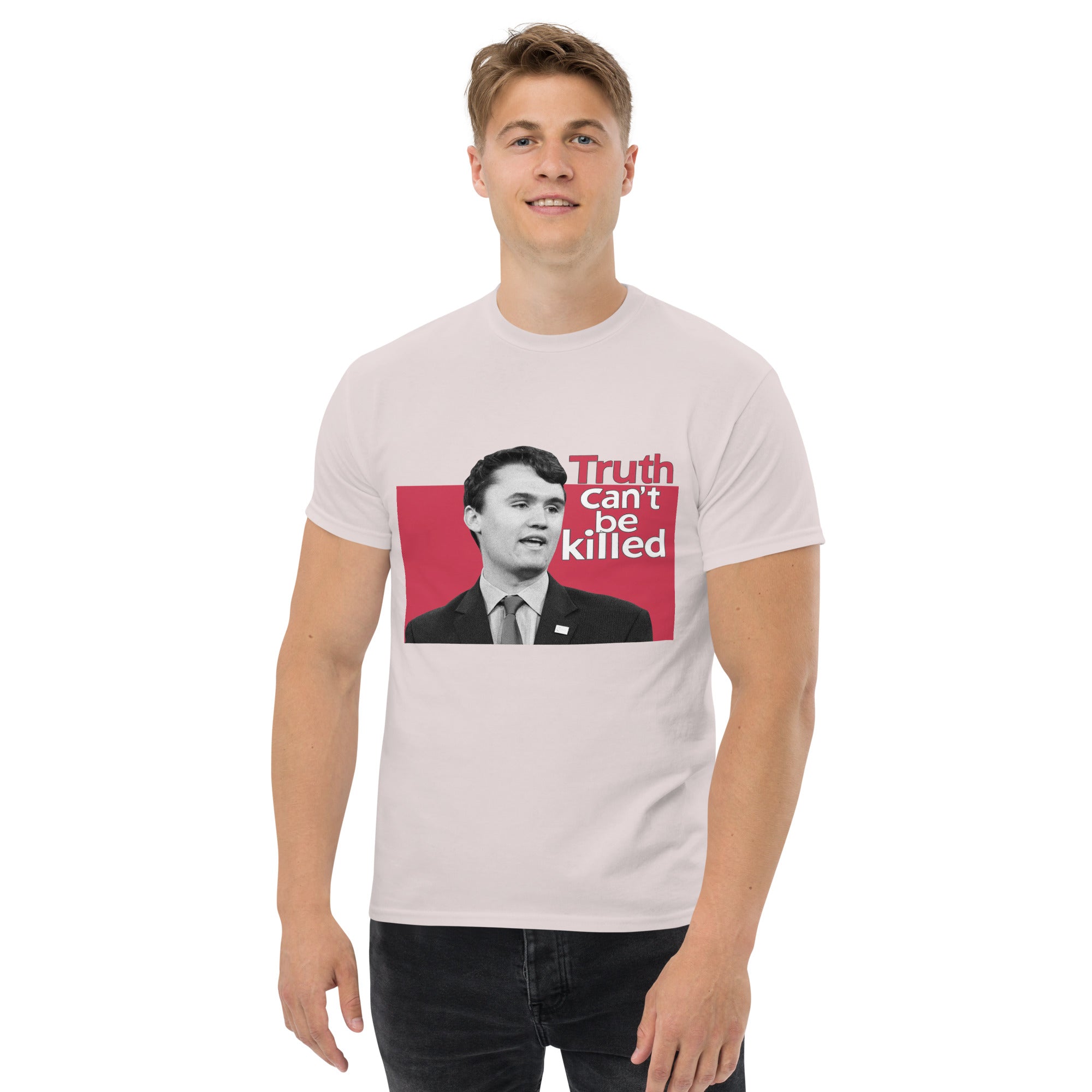 Charlie Kirk Shirt, Truth Can't Be Killed T-Shirt T-Shirt - Tophatter Daily Deals