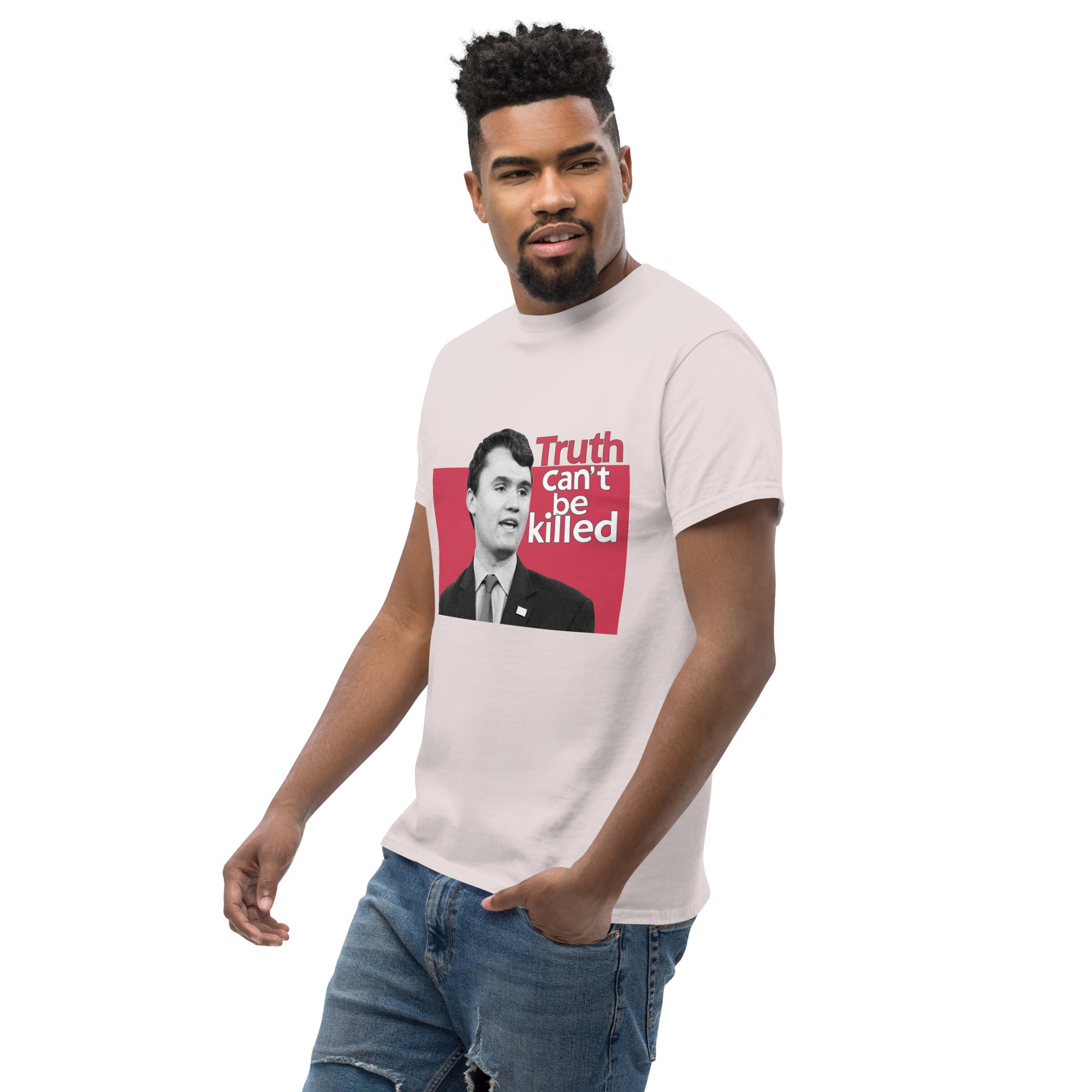 Charlie Kirk Shirt, Truth Can't Be Killed T-Shirt T-Shirt - Tophatter Daily Deals