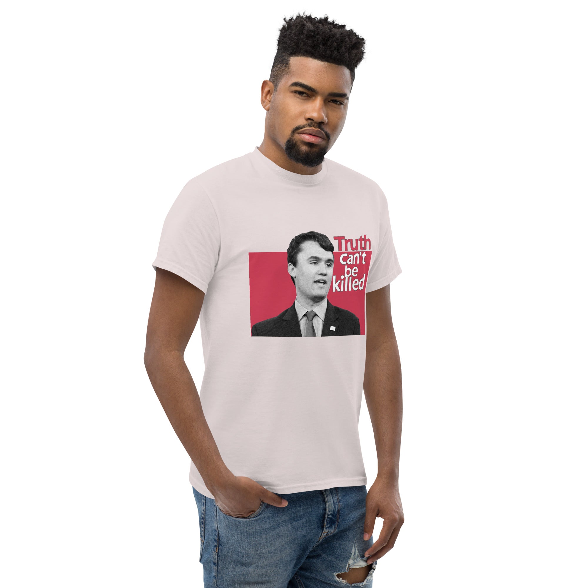 Charlie Kirk Shirt, Truth Can't Be Killed T-Shirt T-Shirt - Tophatter Daily Deals
