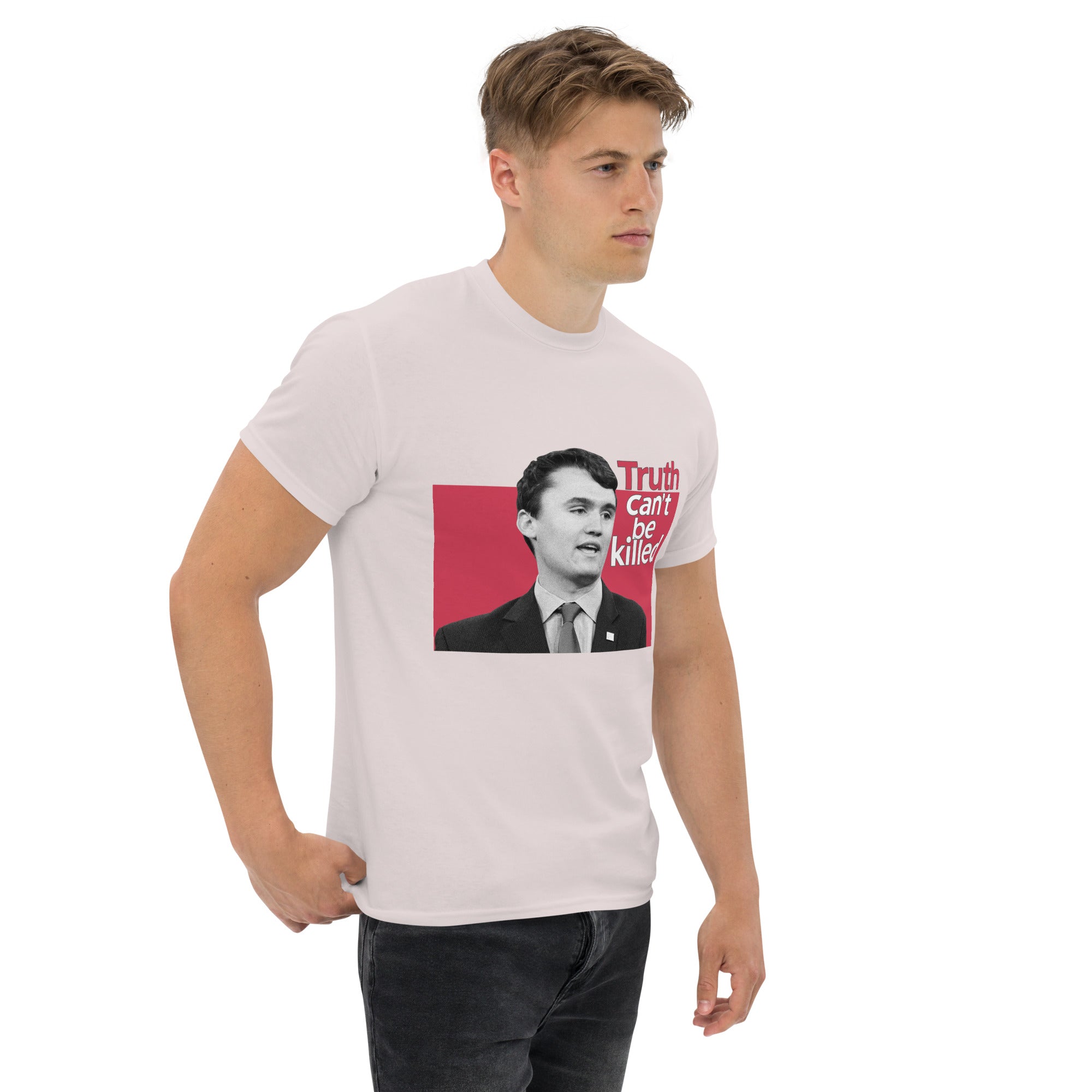 Charlie Kirk Shirt, Truth Can't Be Killed T-Shirt T-Shirt - Tophatter Daily Deals