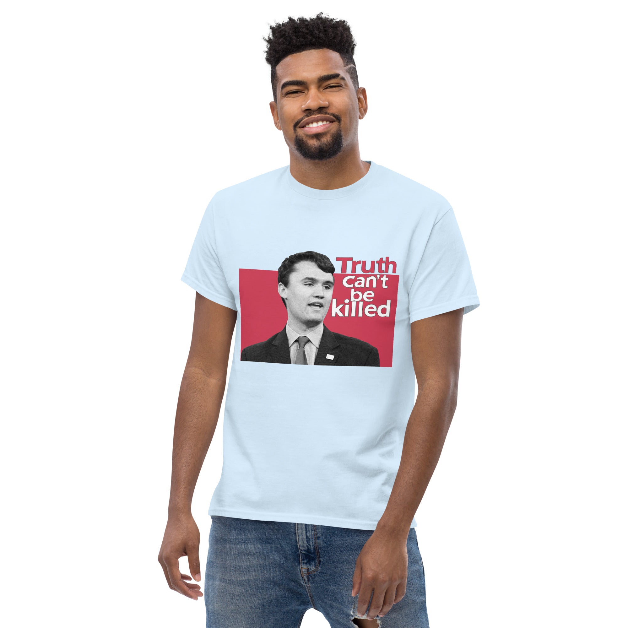 Charlie Kirk Shirt, Truth Can't Be Killed T-Shirt T-Shirt - Tophatter Daily Deals