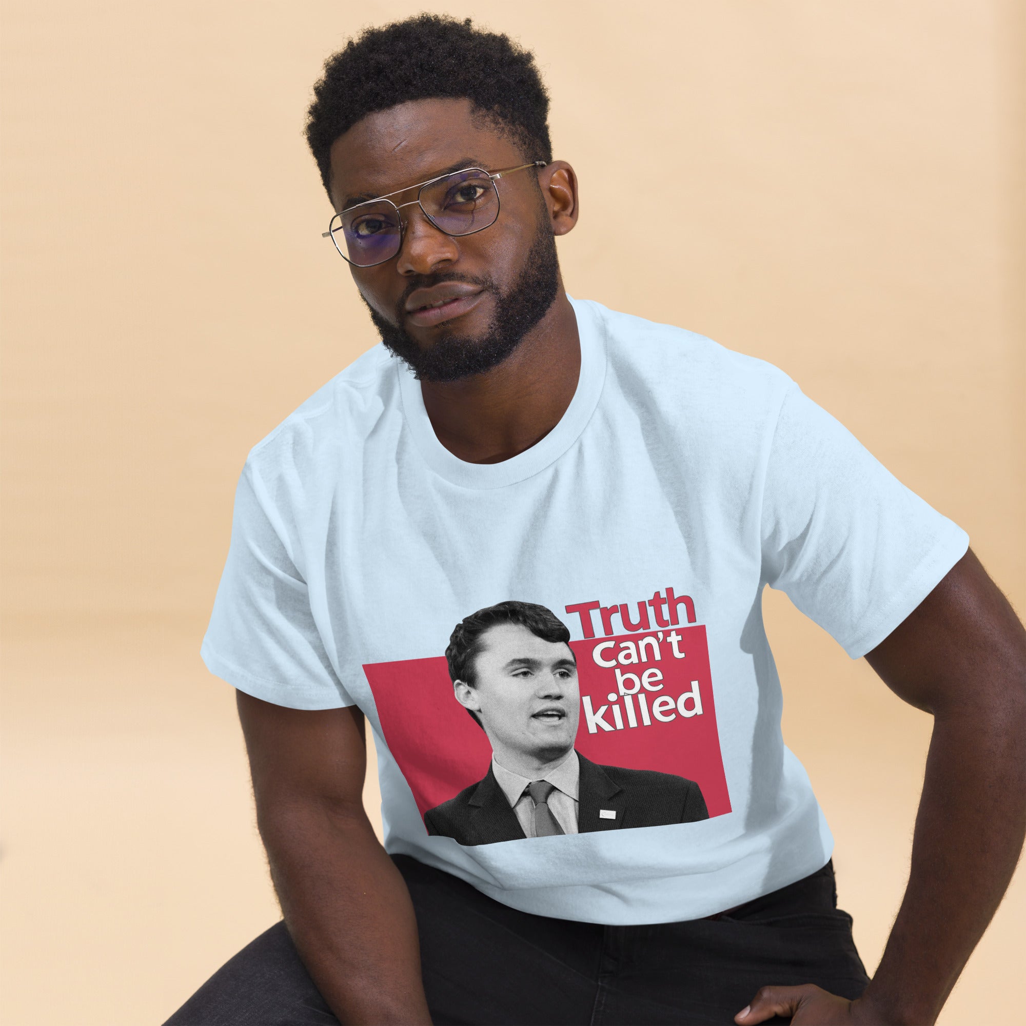Charlie Kirk Shirt, Truth Can't Be Killed T-Shirt T-Shirt - Tophatter Daily Deals