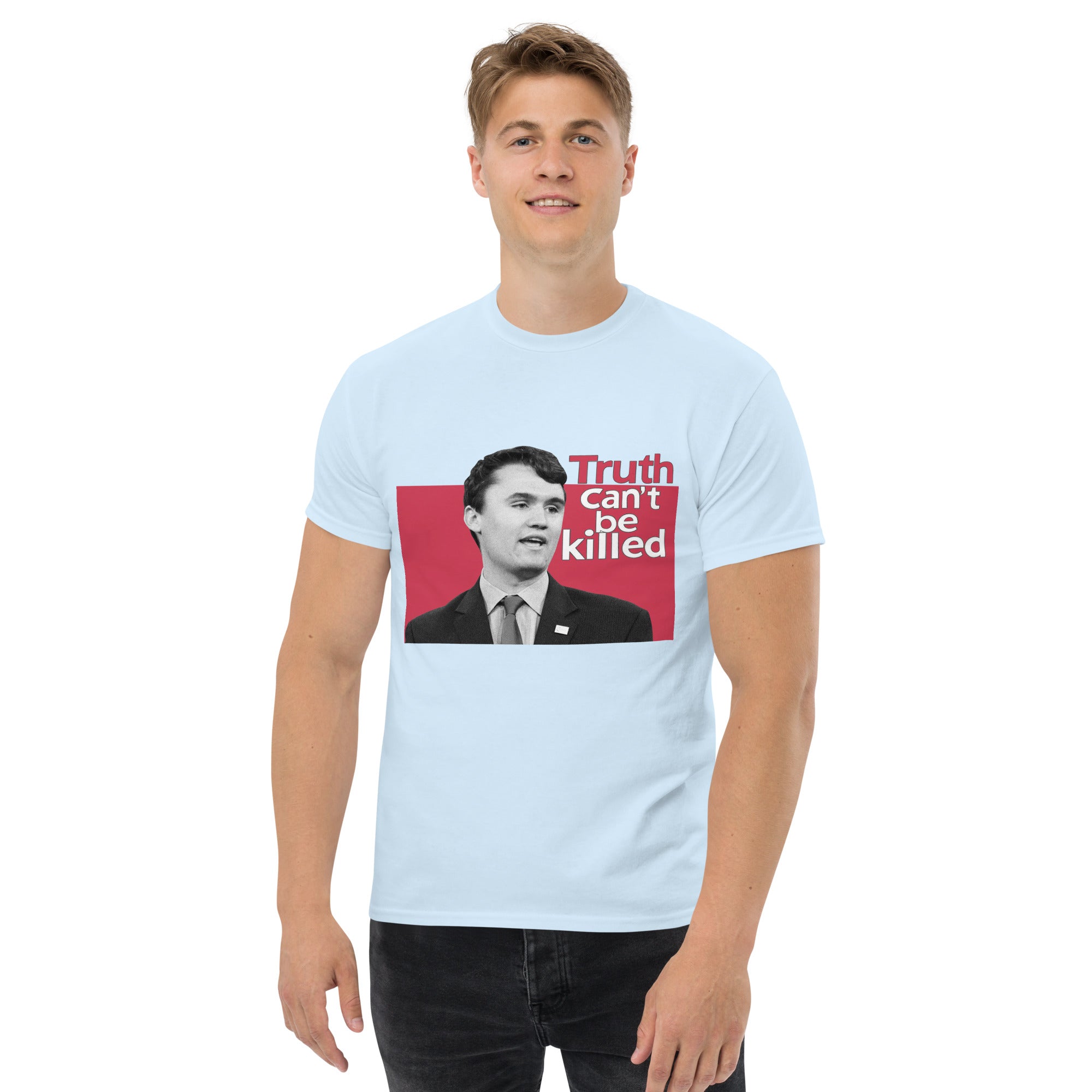 Charlie Kirk Shirt, Truth Can't Be Killed T-Shirt T-Shirt - Tophatter Daily Deals