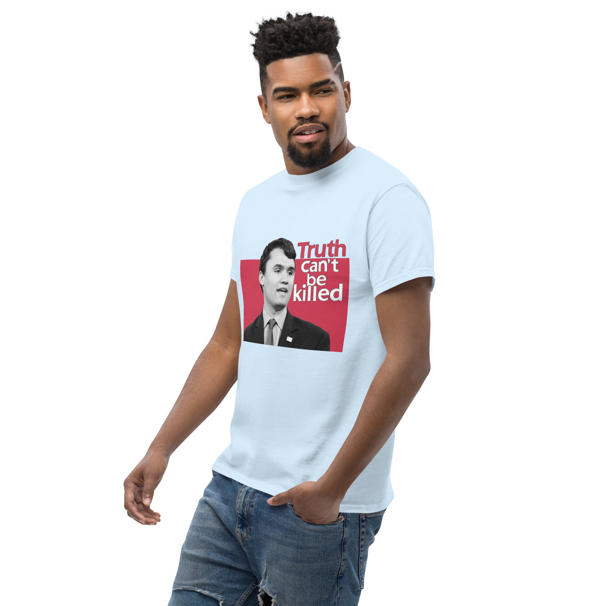 Charlie Kirk Shirt, Truth Can't Be Killed T-Shirt T-Shirt - Tophatter Daily Deals