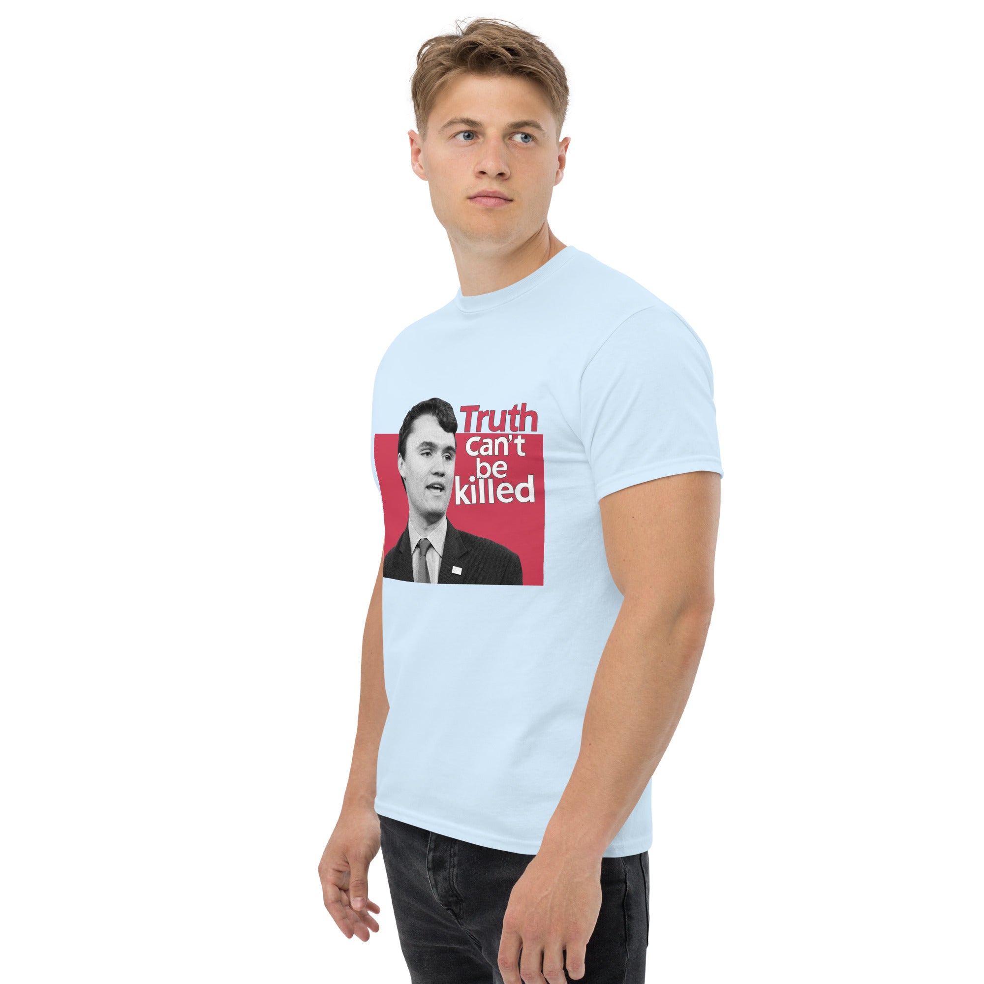 Charlie Kirk Shirt, Truth Can't Be Killed T-Shirt T-Shirt - Tophatter Daily Deals