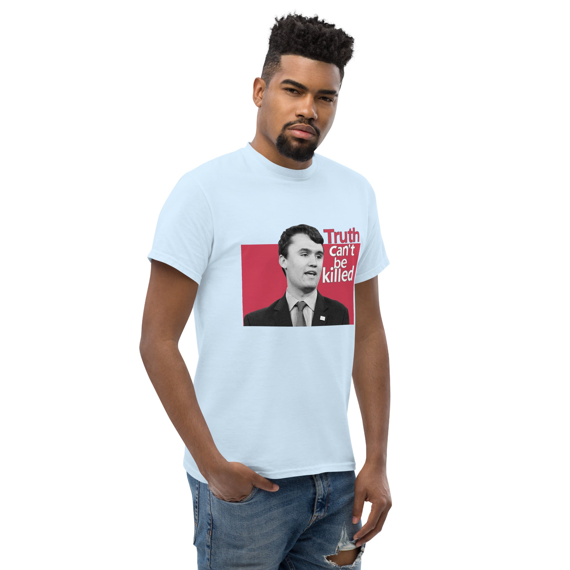 Charlie Kirk Shirt, Truth Can't Be Killed T-Shirt T-Shirt - Tophatter Daily Deals