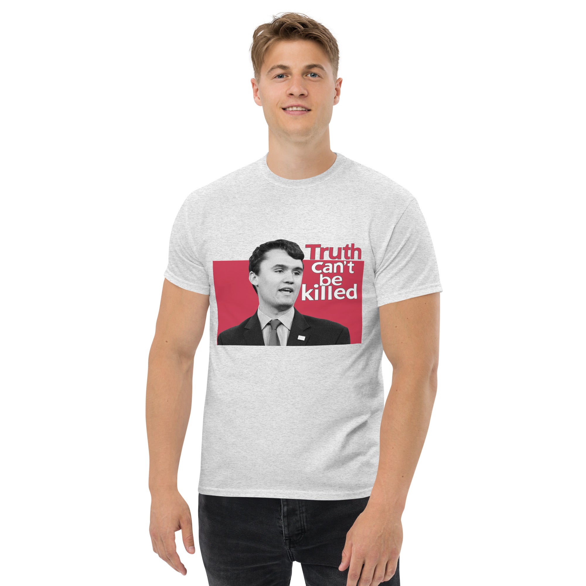 Charlie Kirk Shirt, Truth Can't Be Killed T-Shirt T-Shirt - Tophatter Daily Deals