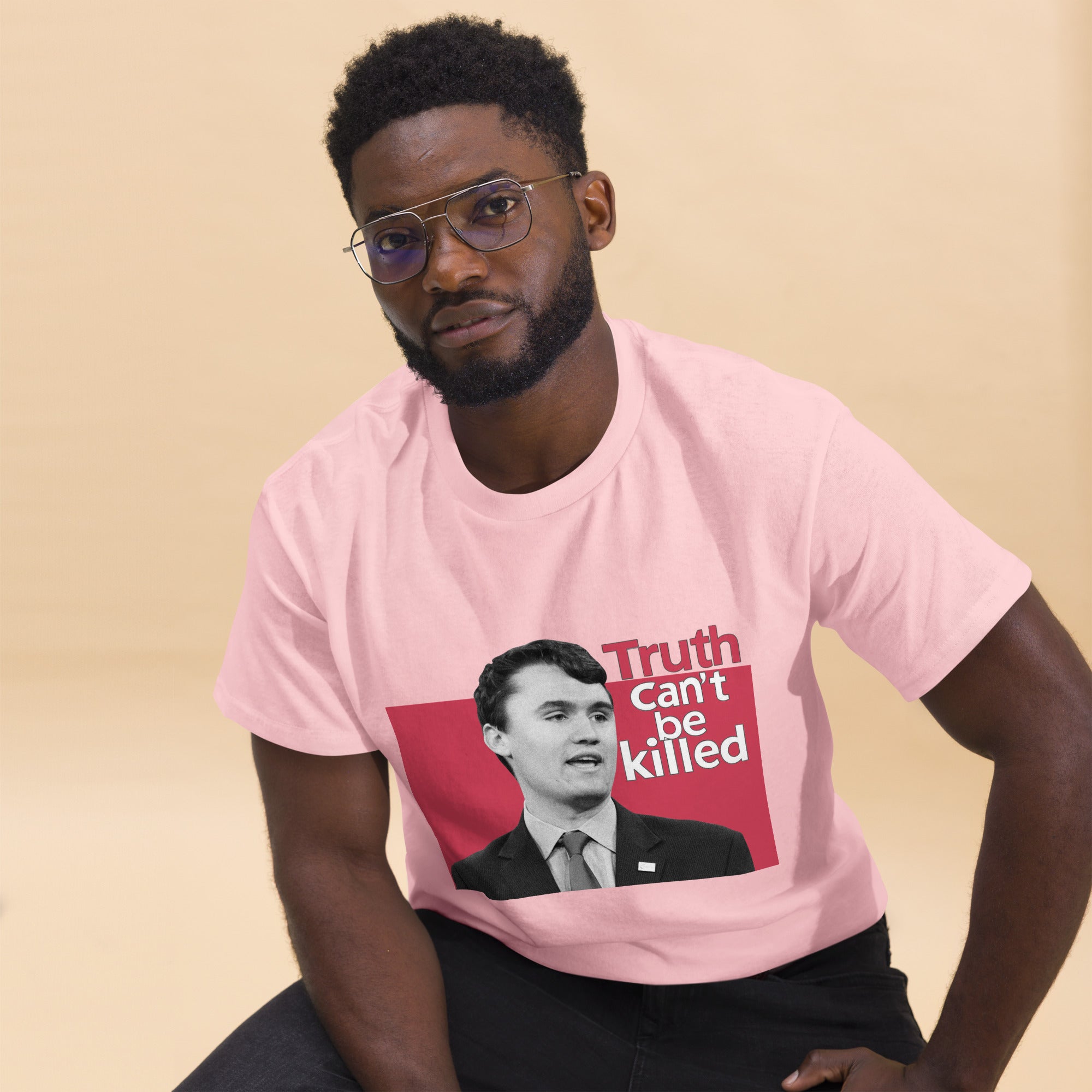 Charlie Kirk Shirt, Truth Can't Be Killed T-Shirt T-Shirt - Tophatter Daily Deals