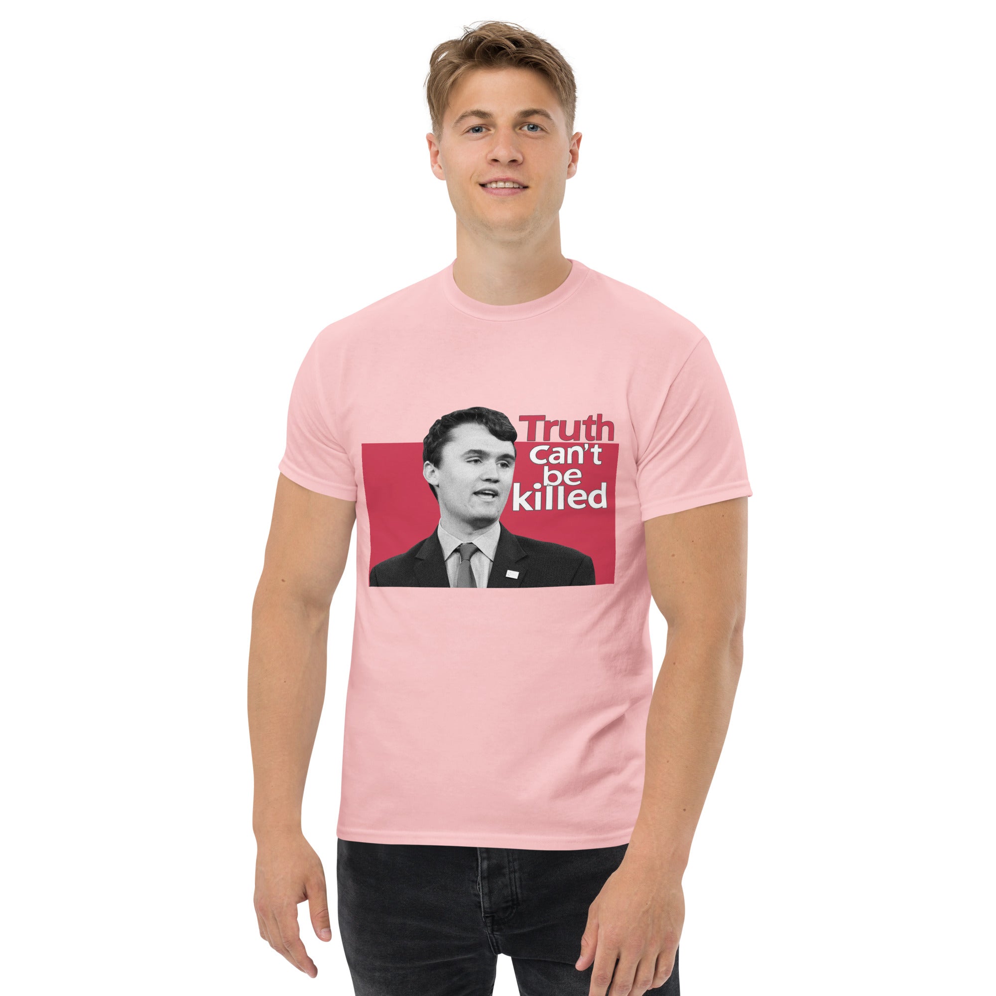 Charlie Kirk Shirt, Truth Can't Be Killed T-Shirt T-Shirt - Tophatter Daily Deals