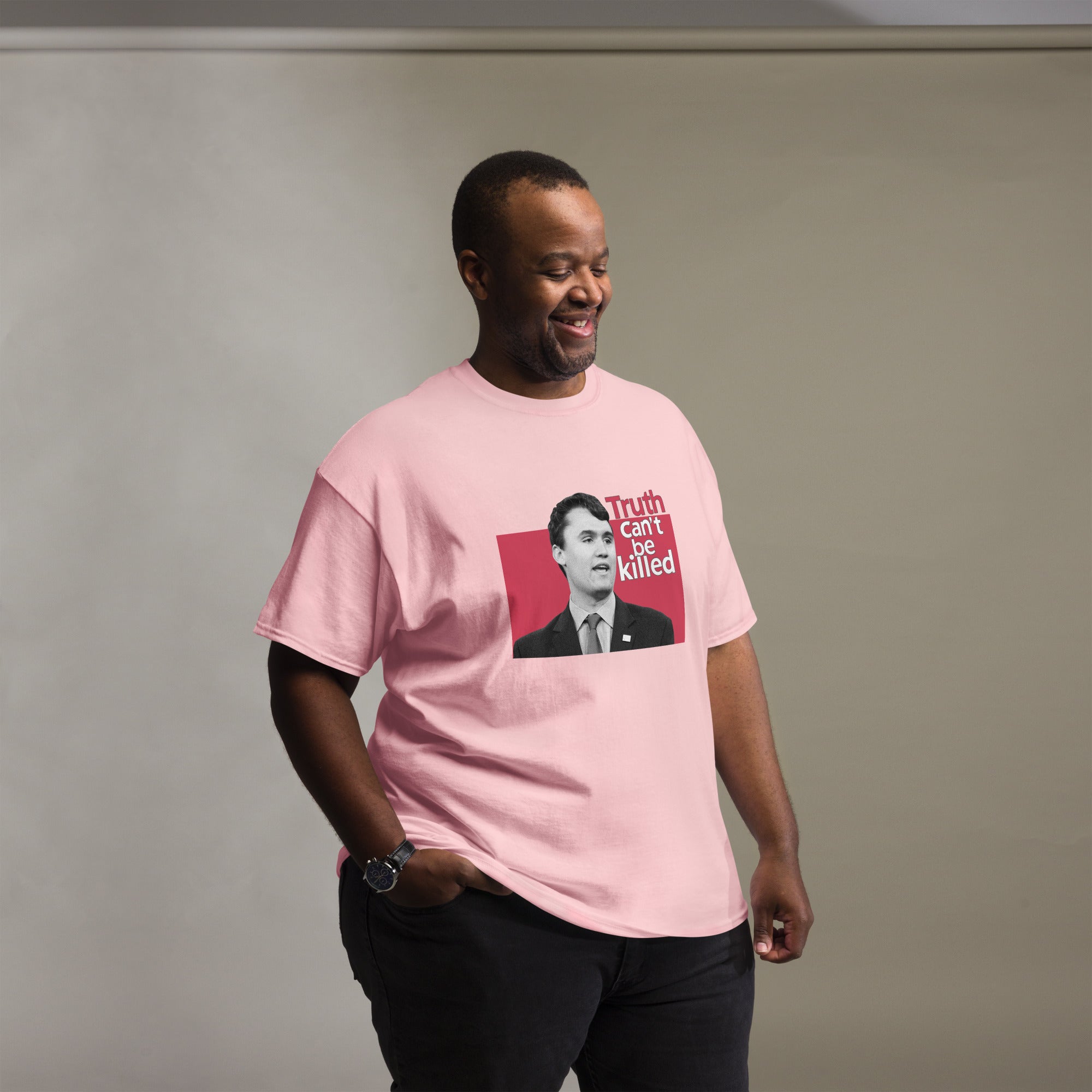 Charlie Kirk Shirt, Truth Can't Be Killed T-Shirt T-Shirt - Tophatter Daily Deals