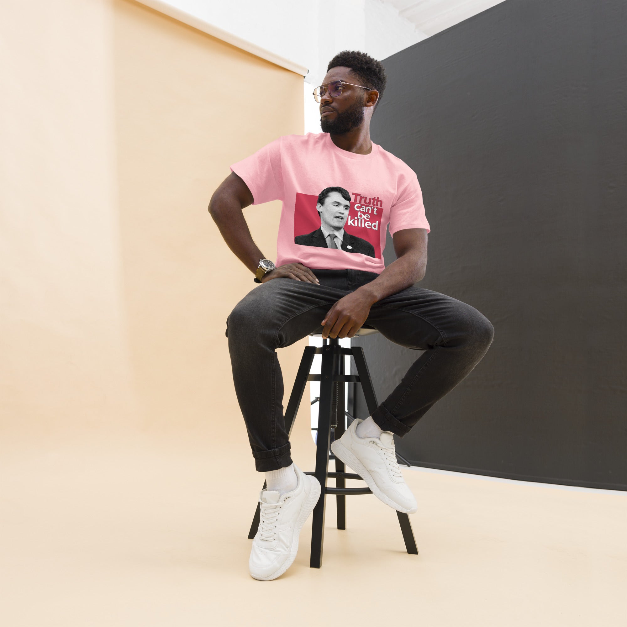 Charlie Kirk Shirt, Truth Can't Be Killed T-Shirt T-Shirt - Tophatter Daily Deals