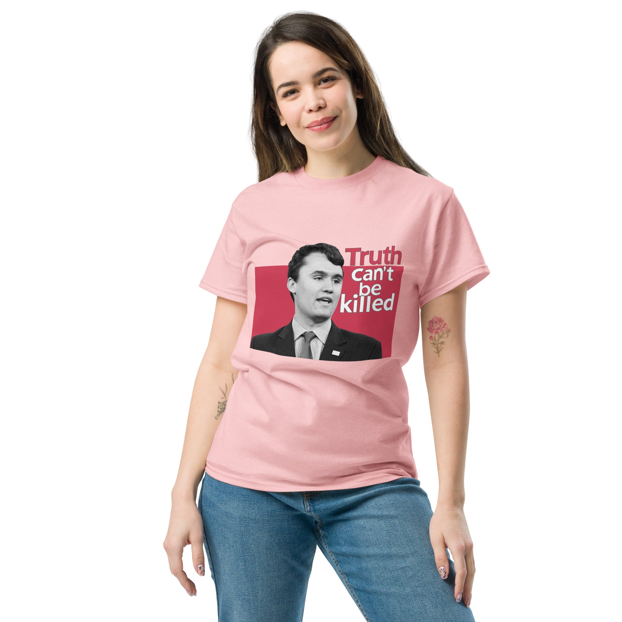 Charlie Kirk Shirt, Truth Can't Be Killed T-Shirt T-Shirt - Tophatter Daily Deals