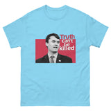 Charlie Kirk Shirt, Truth Can't Be Killed T-Shirt Sky T-Shirt - Tophatter Daily Deals