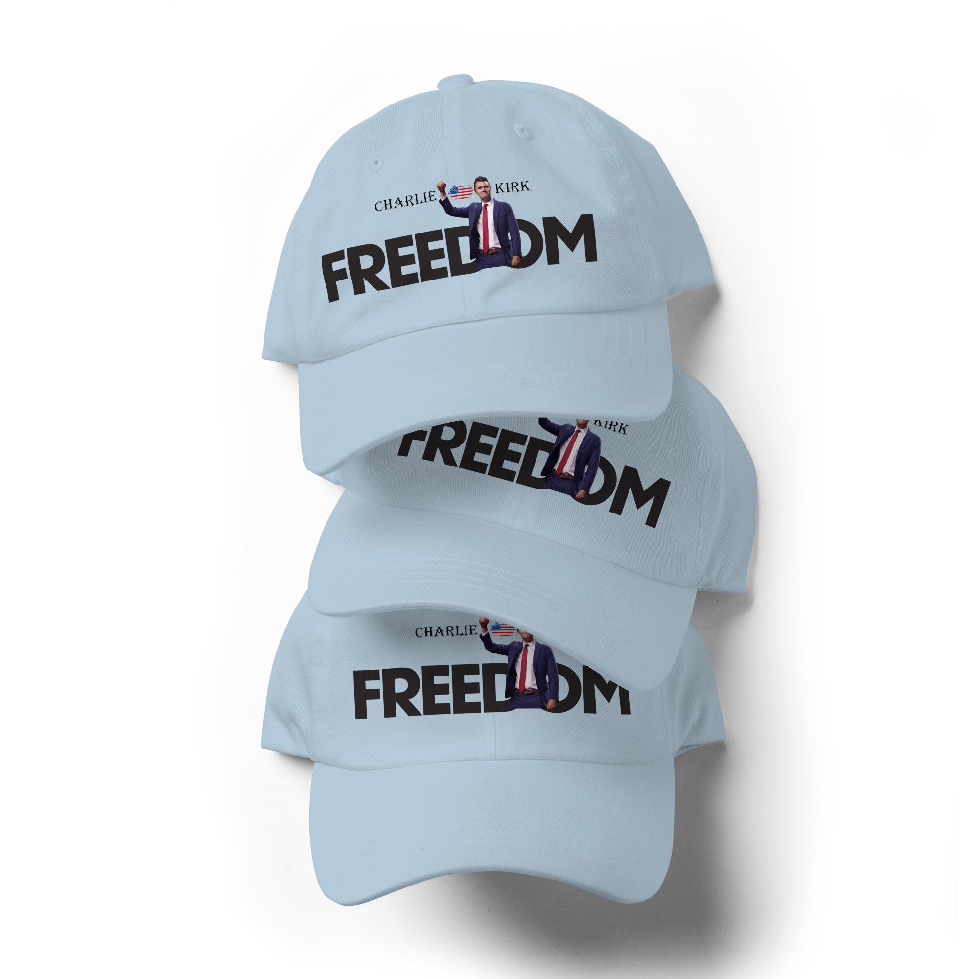 Charlie Kirk FREEDOM Hat, RIP Memorial American Flag Cap Hat - Tophatter Daily Deals