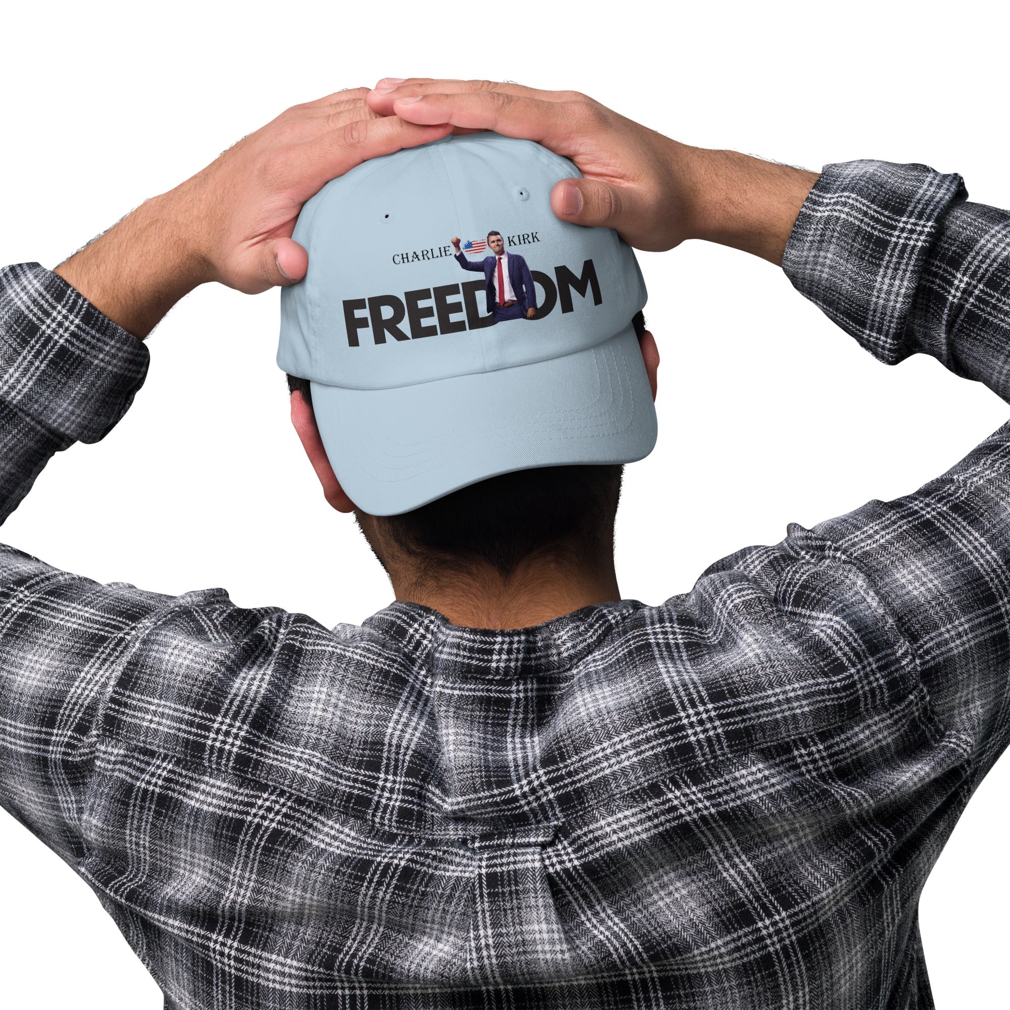 Charlie Kirk FREEDOM Hat, RIP Memorial American Flag Cap Hat - Tophatter Daily Deals