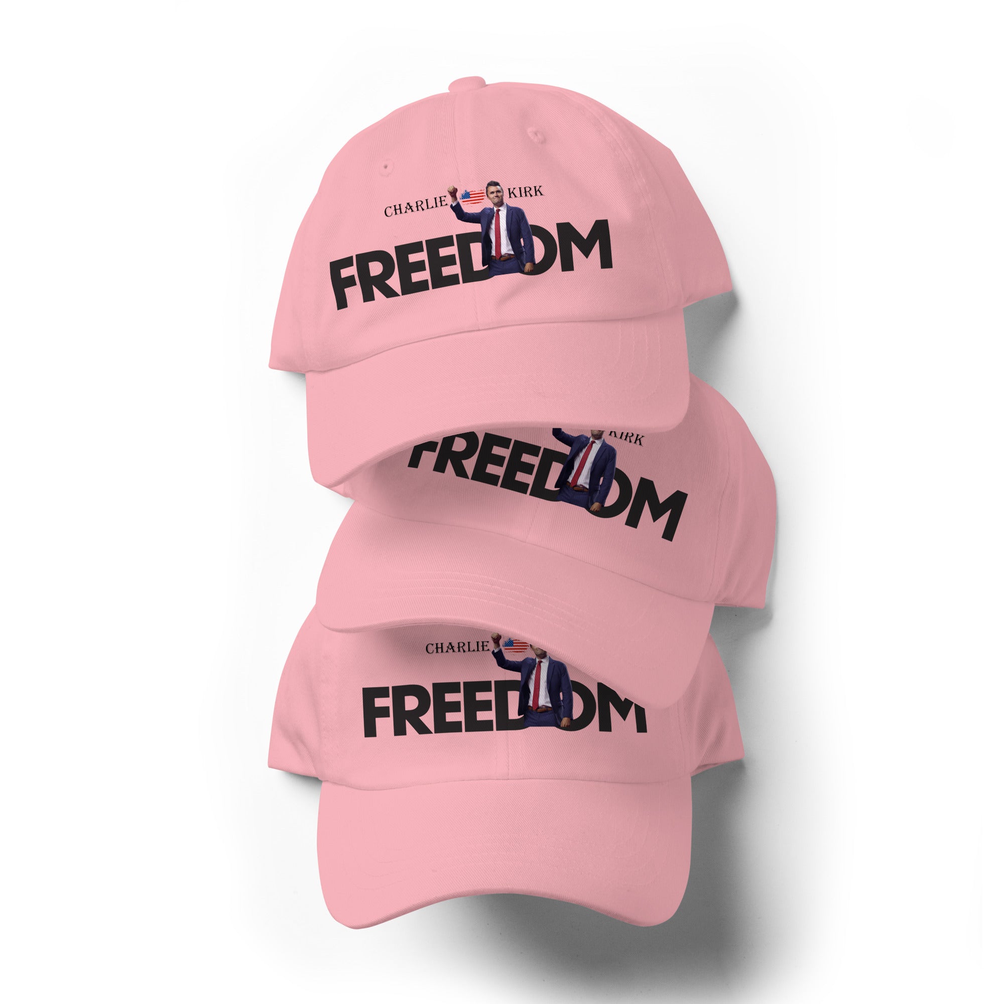 Charlie Kirk FREEDOM Hat, RIP Memorial American Flag Cap Hat - Tophatter Daily Deals