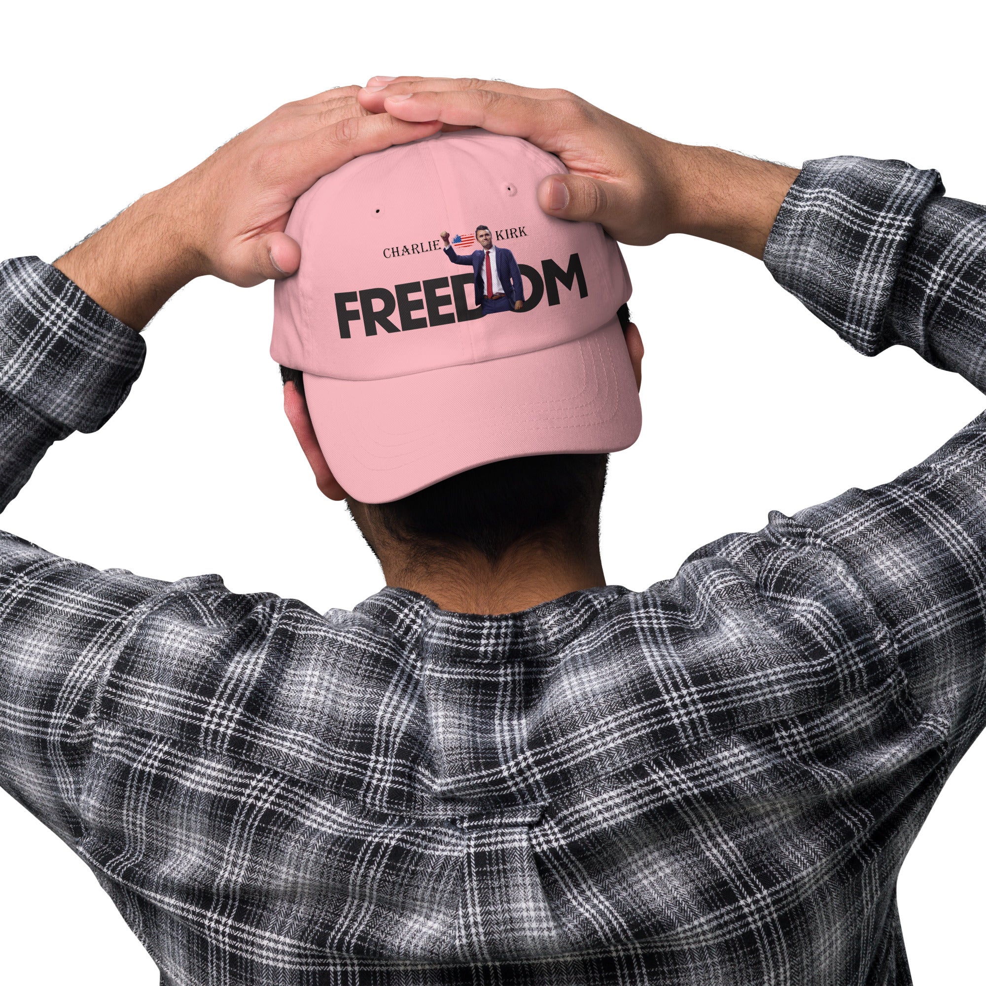 Charlie Kirk FREEDOM Hat, RIP Memorial American Flag Cap Hat - Tophatter Daily Deals