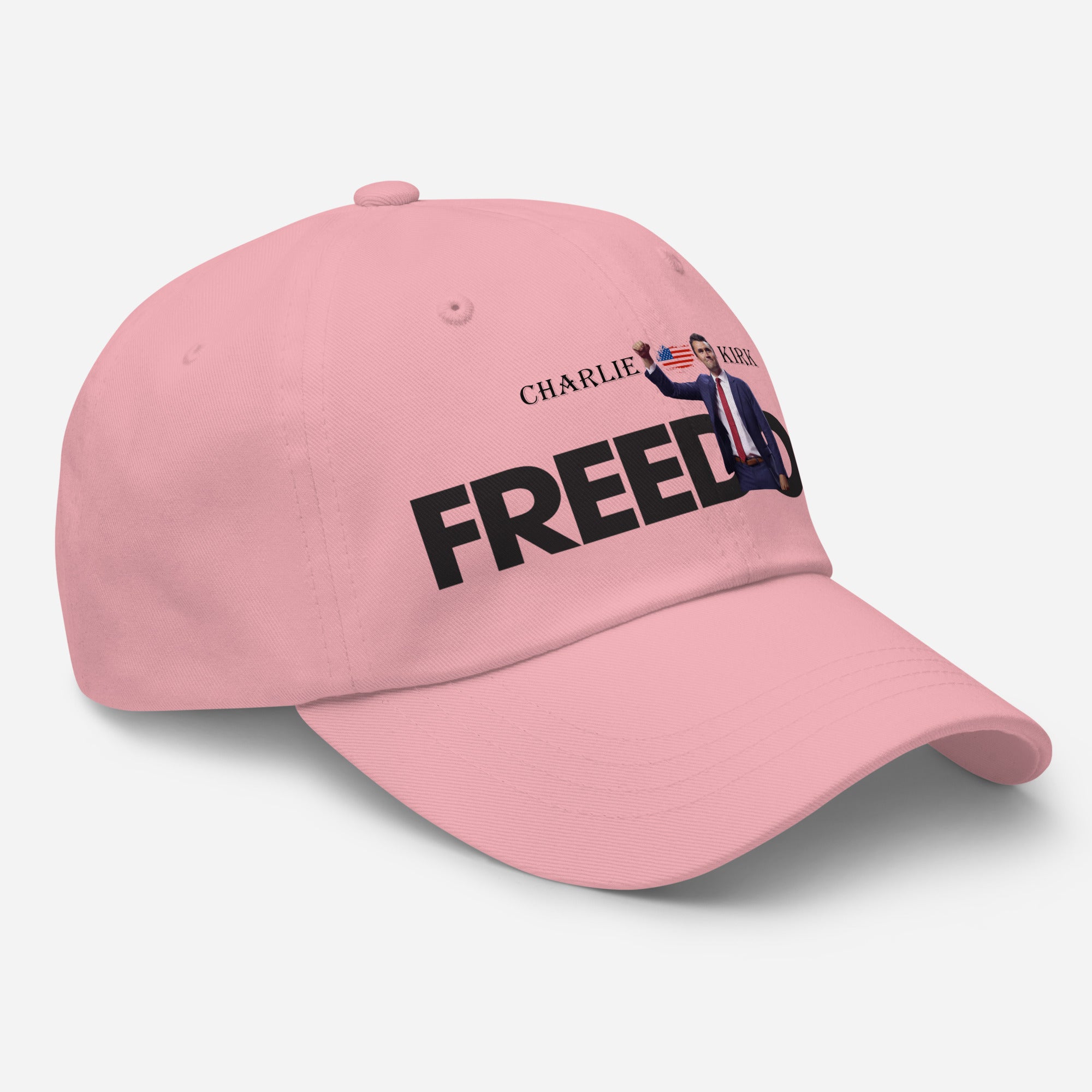 Charlie Kirk FREEDOM Hat, RIP Memorial American Flag Cap Hat - Tophatter Daily Deals