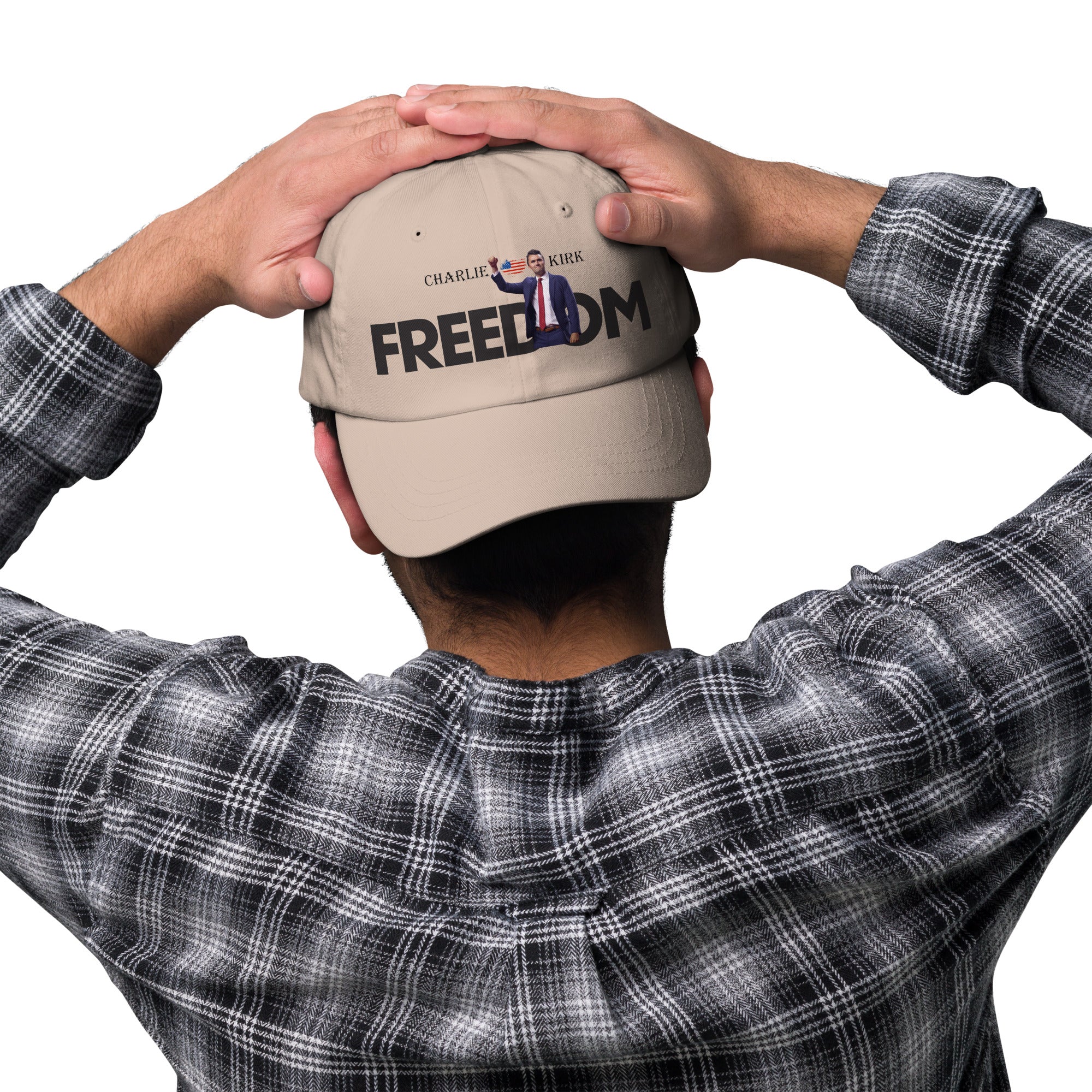 Charlie Kirk FREEDOM Hat, RIP Memorial American Flag Cap Hat - Tophatter Daily Deals