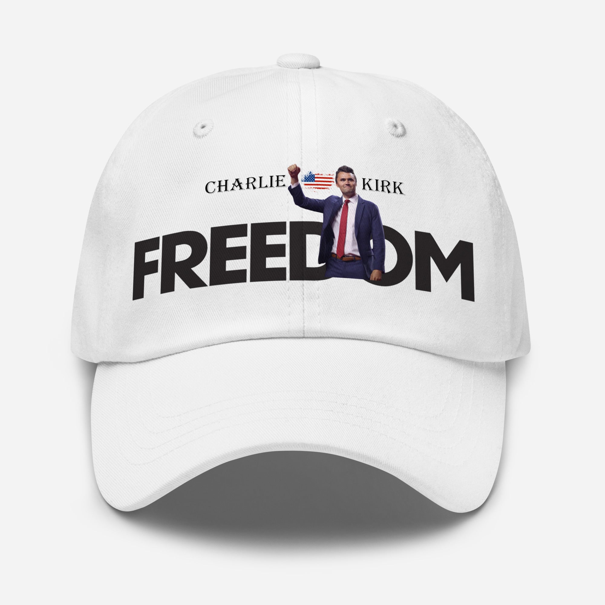 Charlie Kirk FREEDOM Hat, RIP Memorial American Flag Cap Hat - Tophatter Daily Deals