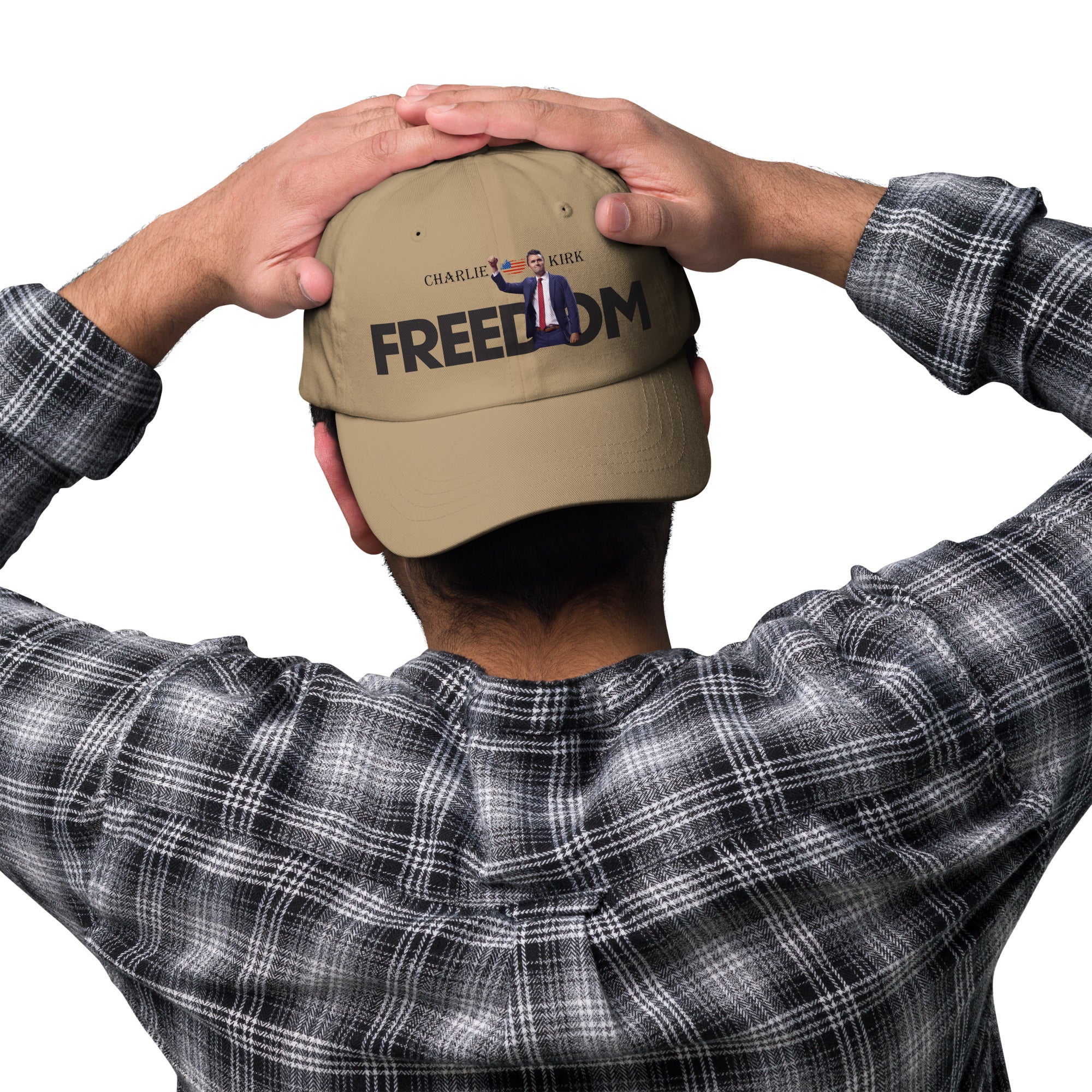 Charlie Kirk FREEDOM Hat, RIP Memorial American Flag Cap Hat - Tophatter Daily Deals