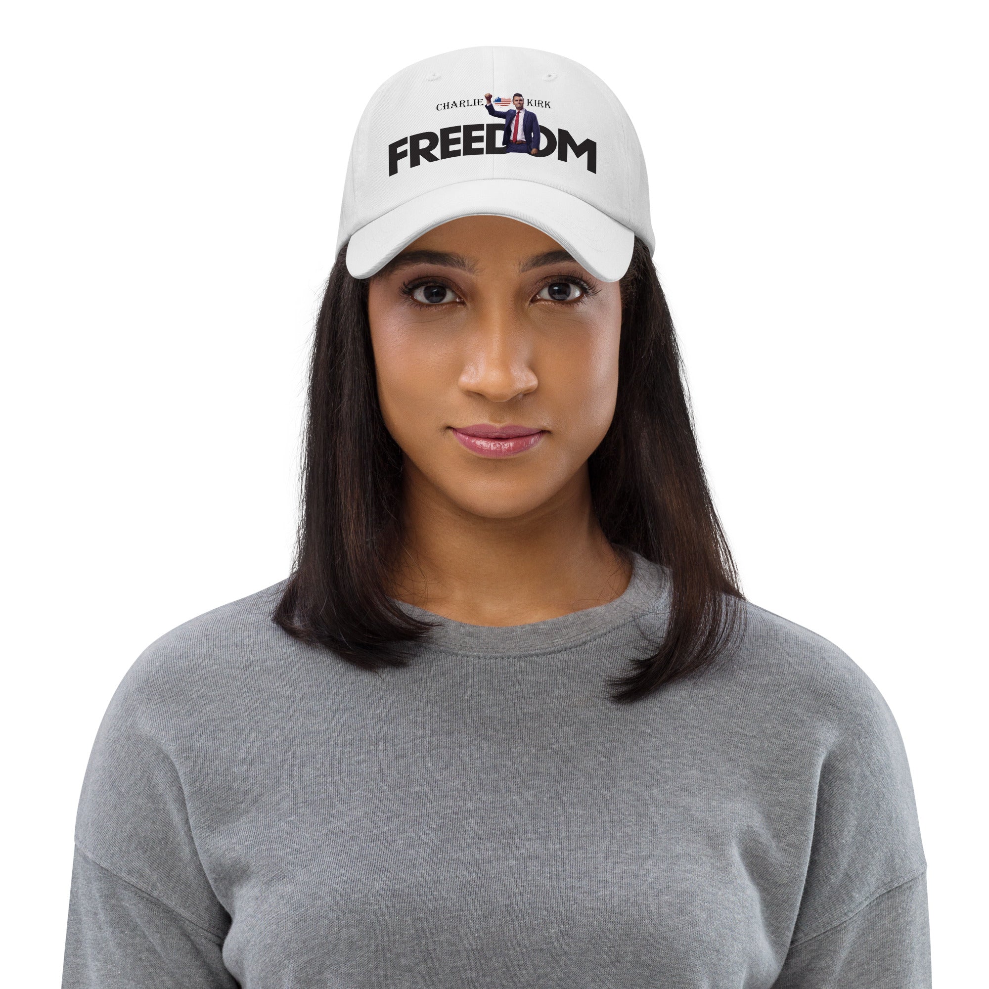 Charlie Kirk FREEDOM Hat, RIP Memorial American Flag Cap Hat - Tophatter Daily Deals