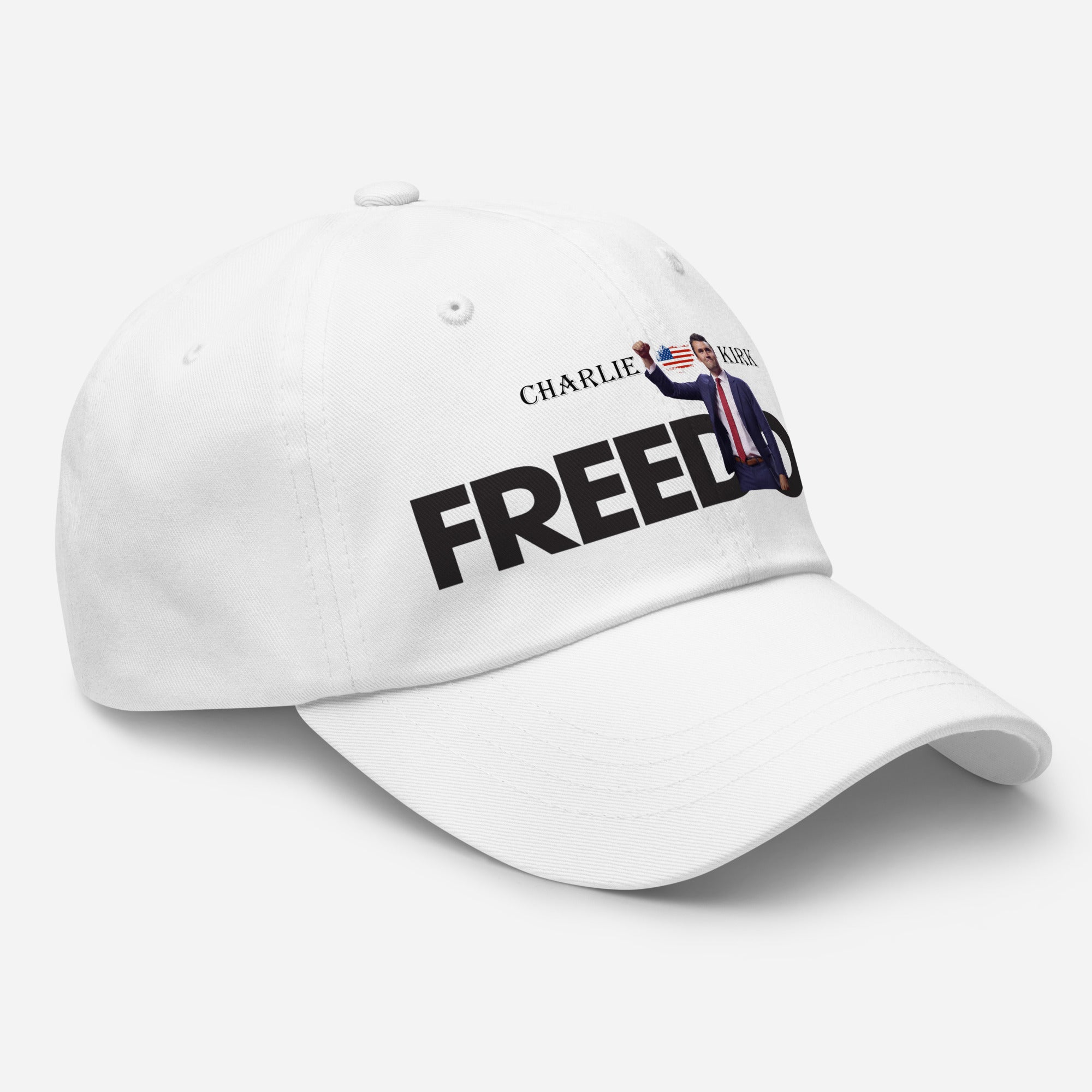 Charlie Kirk FREEDOM Hat, RIP Memorial American Flag Cap Hat - Tophatter Daily Deals