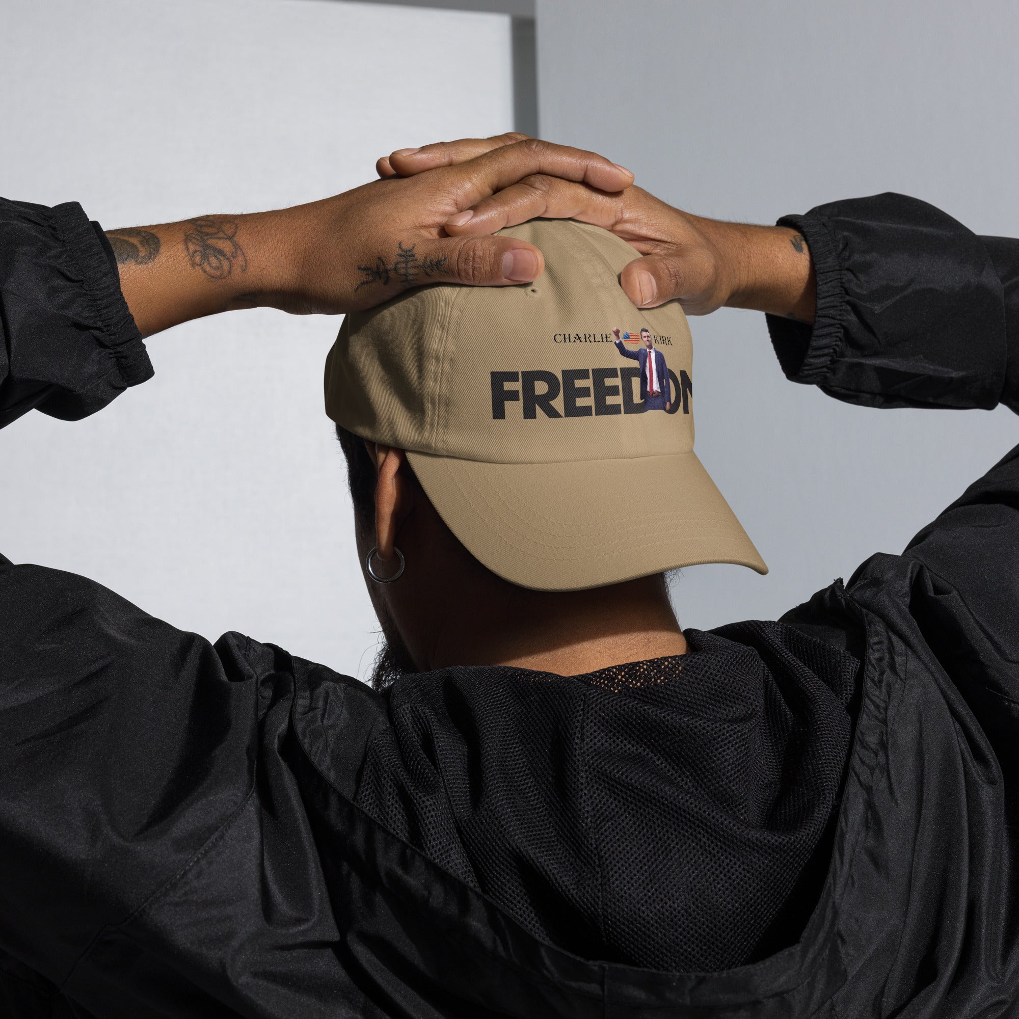 Charlie Kirk FREEDOM Hat, RIP Memorial American Flag Cap Hat - Tophatter Daily Deals