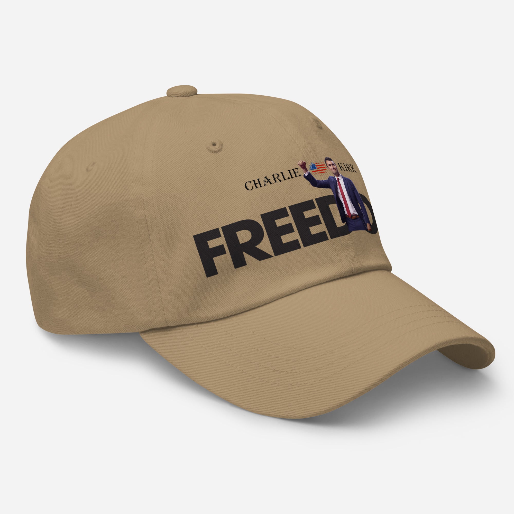 Charlie Kirk FREEDOM Hat, RIP Memorial American Flag Cap Hat - Tophatter Daily Deals