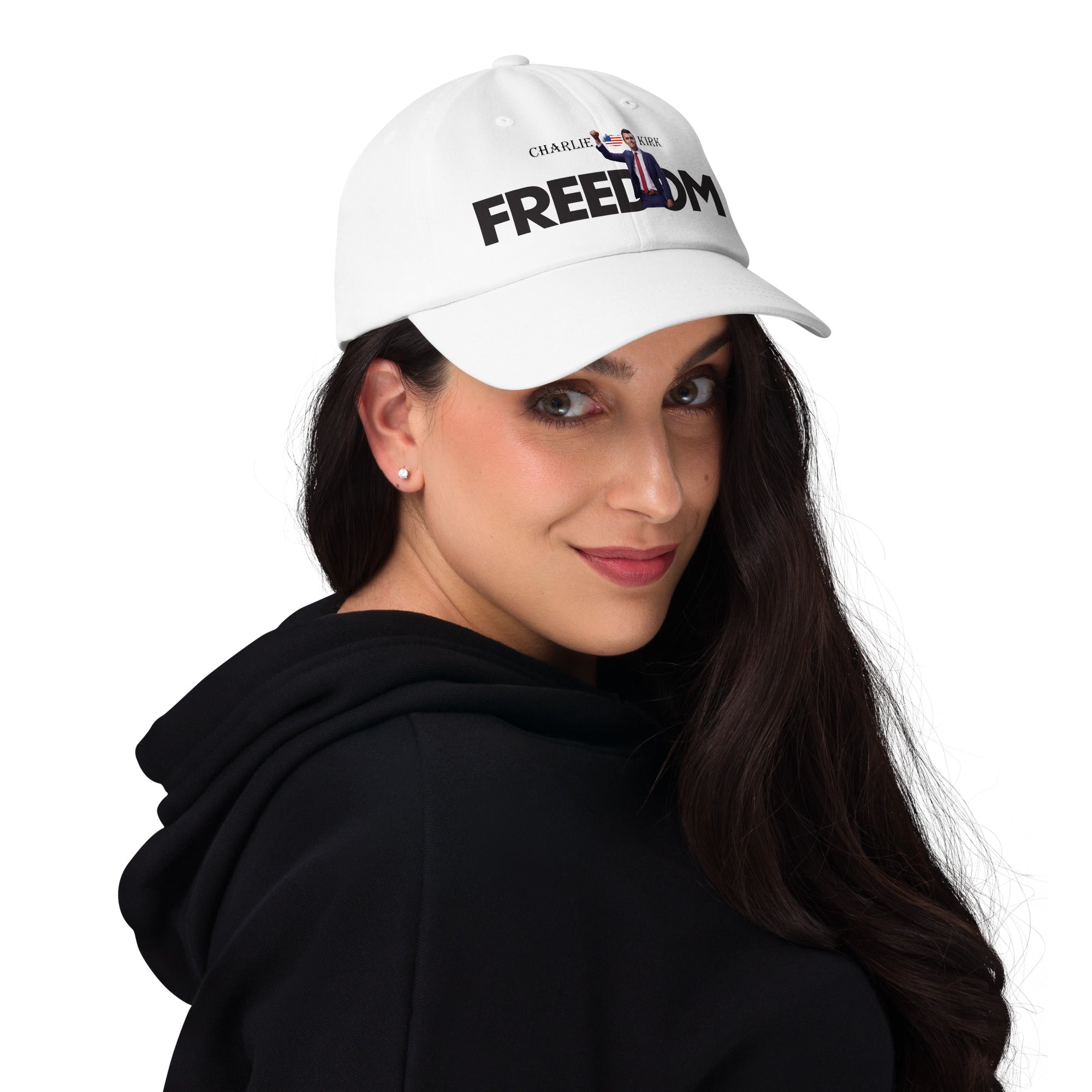 Charlie Kirk FREEDOM Hat, RIP Memorial American Flag Cap Hat - Tophatter Daily Deals