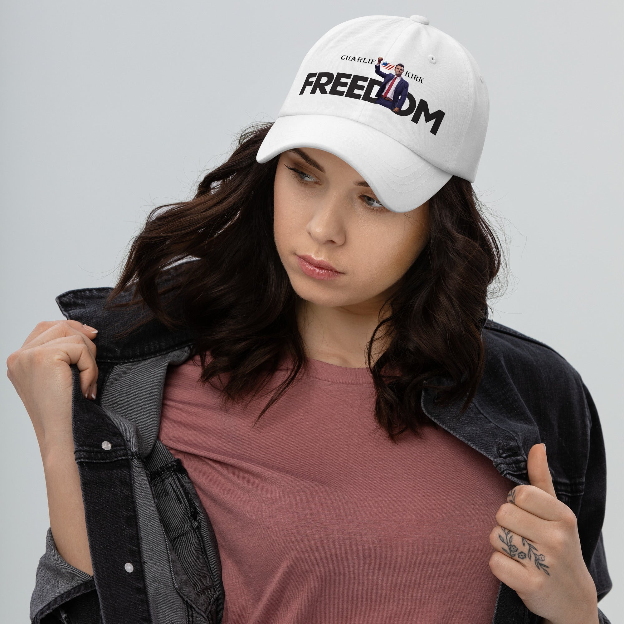 Charlie Kirk FREEDOM Hat, RIP Memorial American Flag Cap Hat - Tophatter Daily Deals