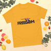 Charlie Kirk FREEDOM Shirt, RIP Memorial American Flag T-Shirt T-Shirt - Tophatter Daily Deals