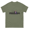 Charlie Kirk FREEDOM Shirt, RIP Memorial American Flag T-Shirt Military Green T-Shirt - Tophatter Daily Deals