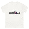 Charlie Kirk FREEDOM Shirt, RIP Memorial American Flag T-Shirt White T-Shirt - Tophatter Daily Deals