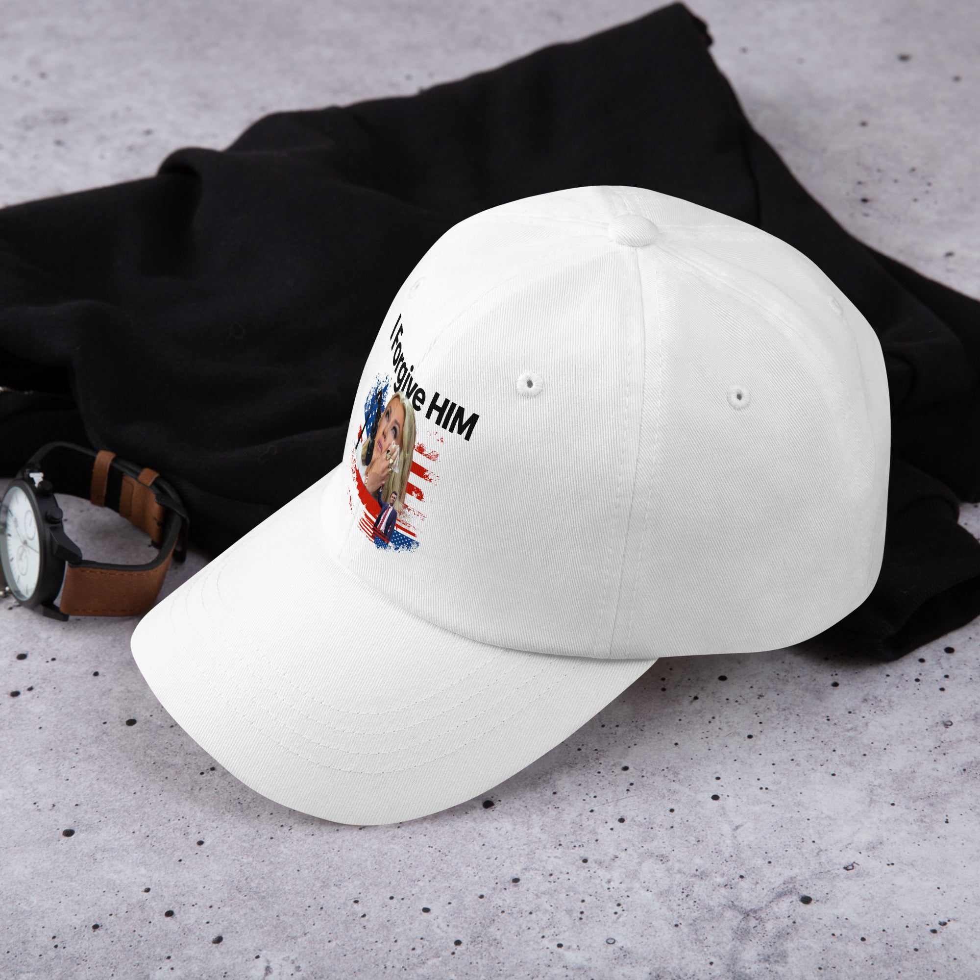Erika Kirk I Forgive Him Hat, Charlie Kirk True Patriot 1993-2025 Rip Memorial American Flag Cap Printed Cap - Tophatter Daily Deals