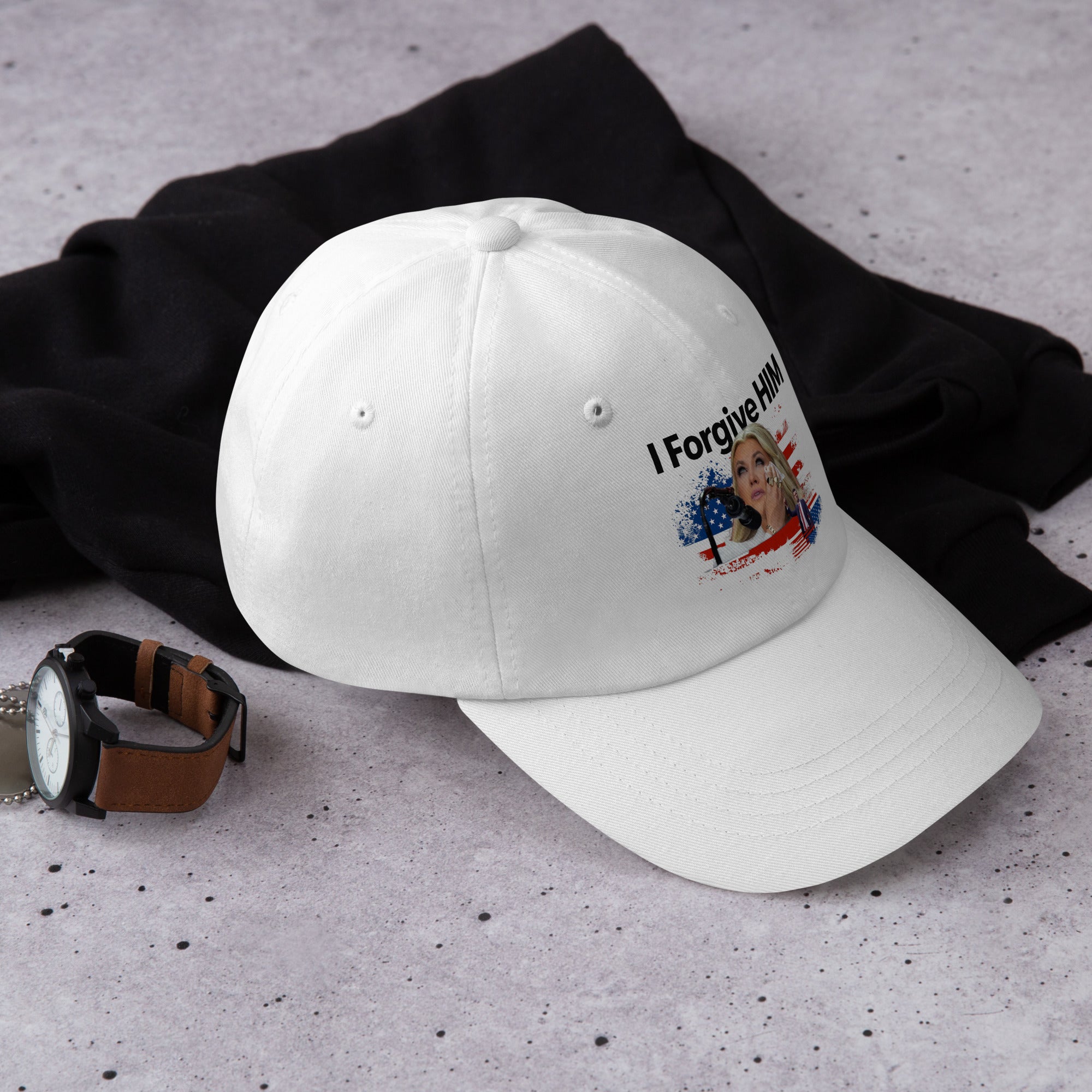 Erika Kirk I Forgive Him Hat, Charlie Kirk True Patriot 1993-2025 Rip Memorial American Flag Cap Printed Cap - Tophatter Daily Deals