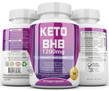 Keto BHB 1200mg Weight Loss Pills - Advanced Ketosis Support Supplement Vitamins & Supplements - Tophatter Daily Deals