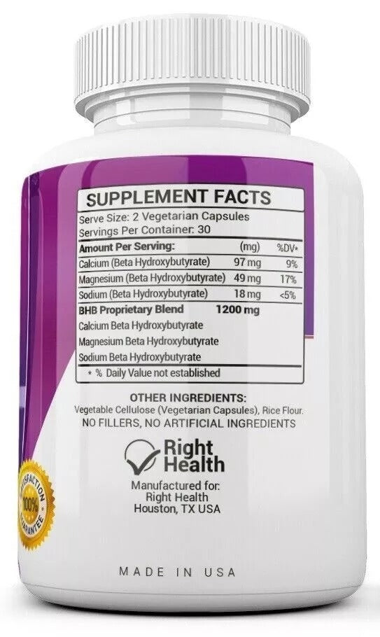 Keto BHB 1200mg Weight Loss Pills - Advanced Ketosis Support Supplement Vitamins & Supplements - Tophatter Daily Deals