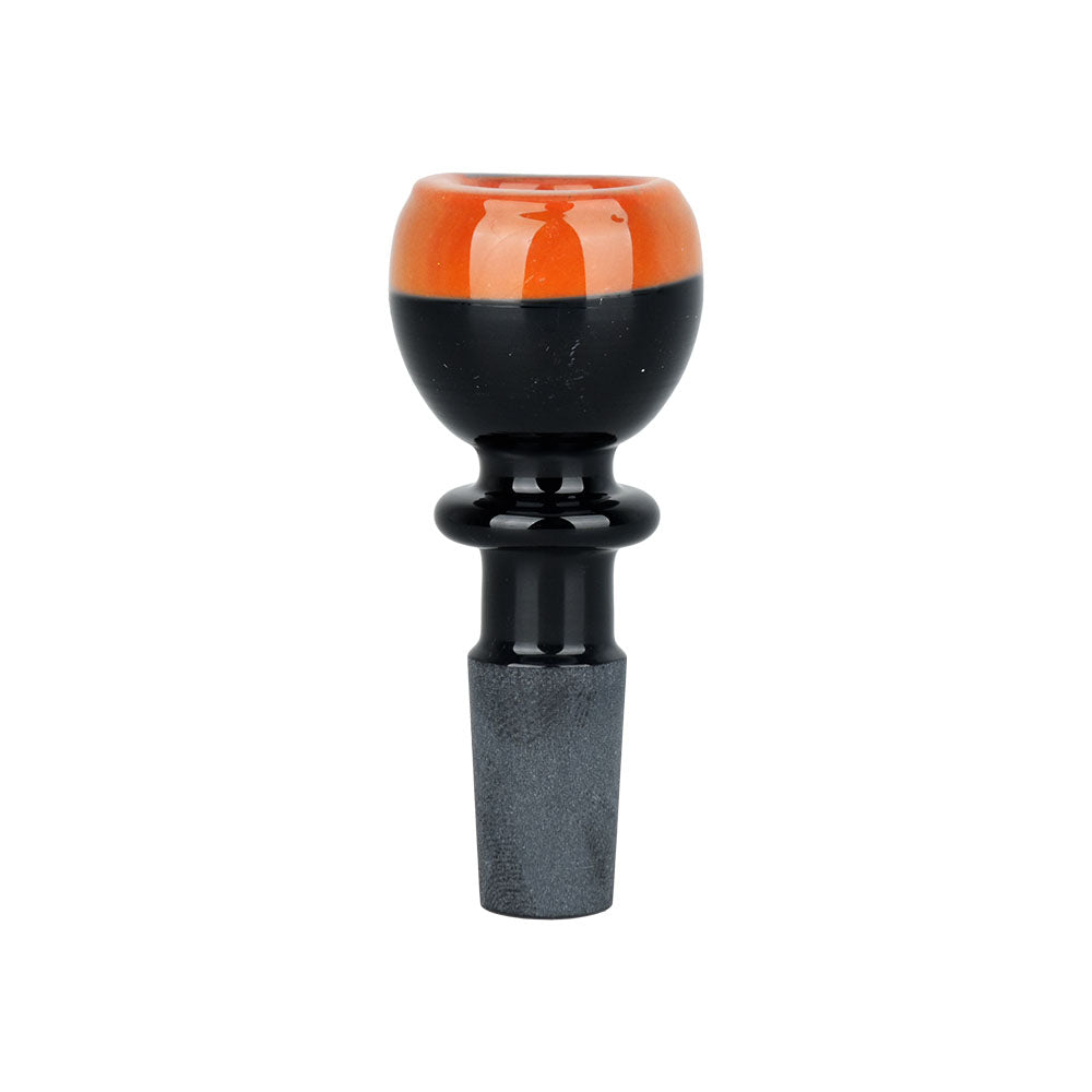 Topped Off Herb Slide Opaque Orange Glass Bong Bowls - Tophatter Daily Deals