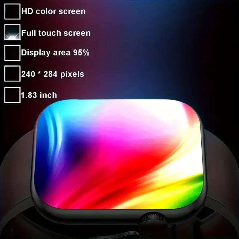 Touch Screen Dual Band Smartwatch Unbranded Smart Watch - Tophatter Daily Deals