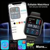 Touch Screen Dual Band Smartwatch Unbranded Smart Watch - Tophatter Daily Deals