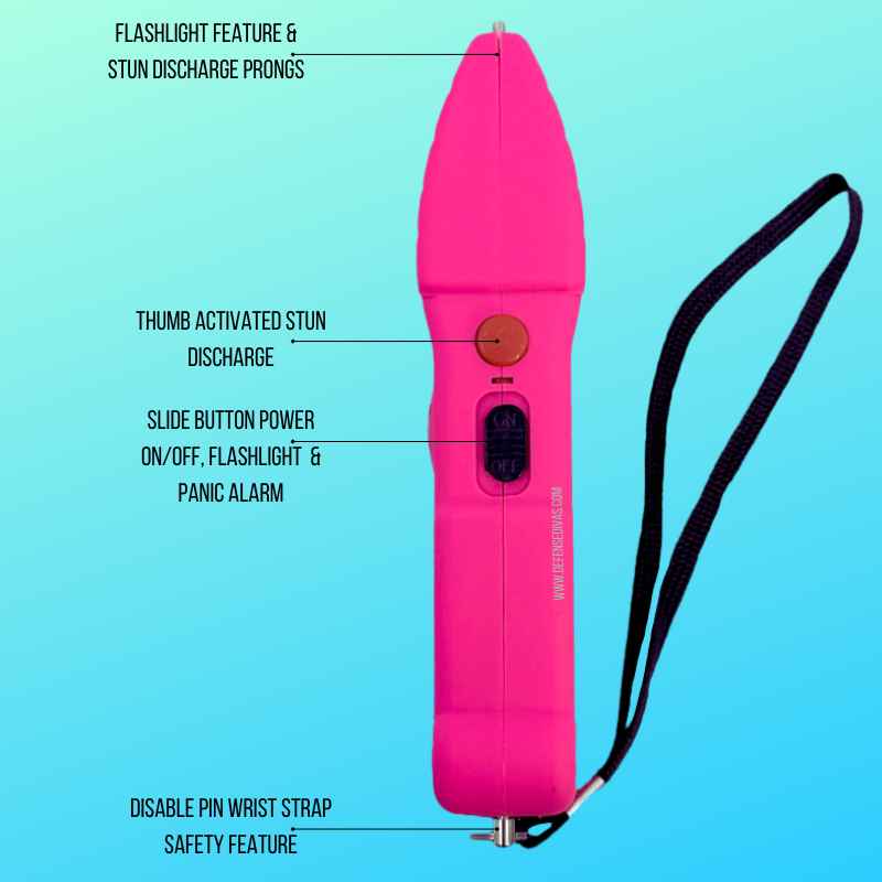 Touchdown 89,000,000 Flashlight Stun Gun Panic Alarm Stun Guns - Tophatter Daily Deals