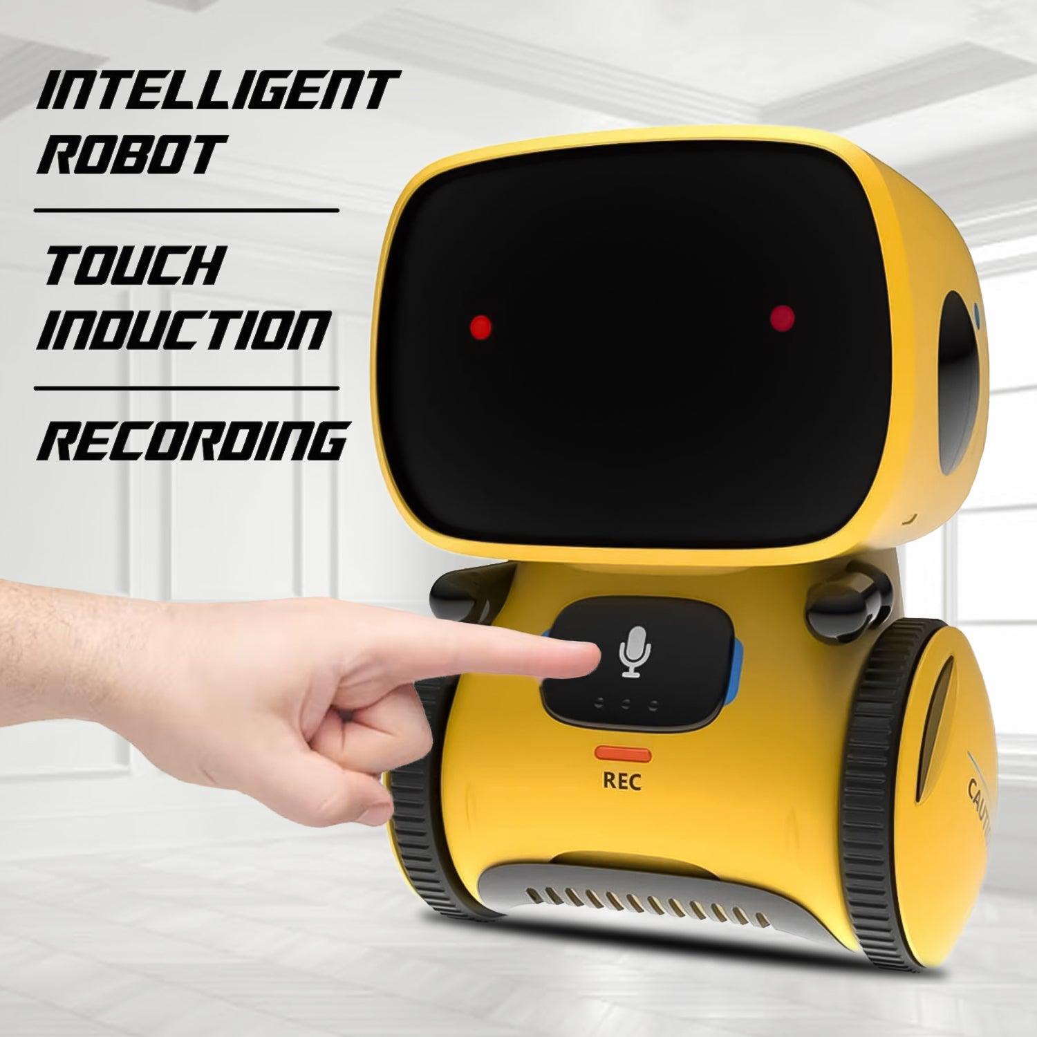 Voice Command Robot - Intelligent Voice Control Kids Robot Smart Action Dancing Gesture Sensor Toy Christmas Toys - Tophatter Daily Deals