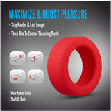 Performance Plus Pursuit (Red) – Durable Thick Cock Ring > Cock Ring > Single - Tophatter Daily Deals