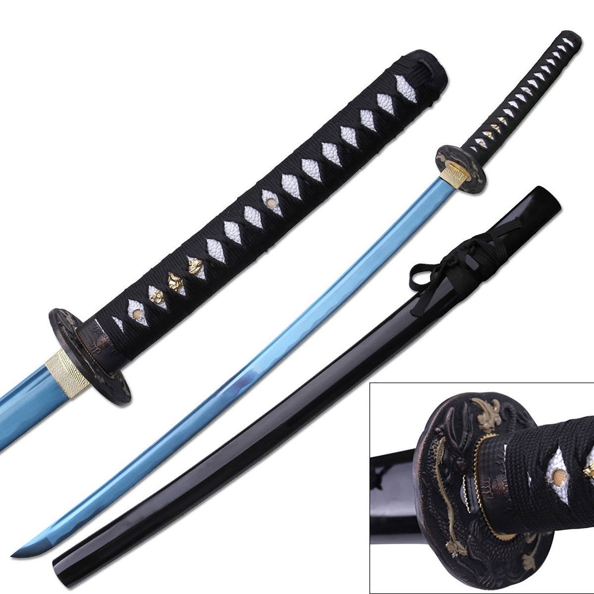 Ten Ryu HAND FORGED SAMURAI SWORD 41" OVERALL - Tophatter Daily Deals
