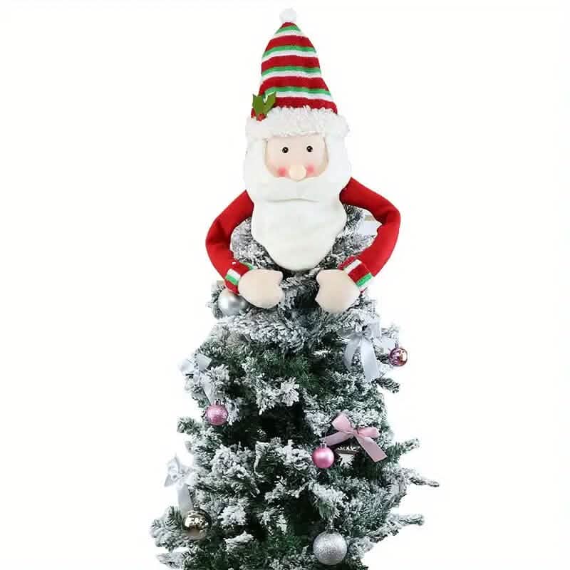 Traditional Wool Festive Christmas Tree Top Star and Snowman Decoration A Christmas Decorations - Tophatter Daily Deals