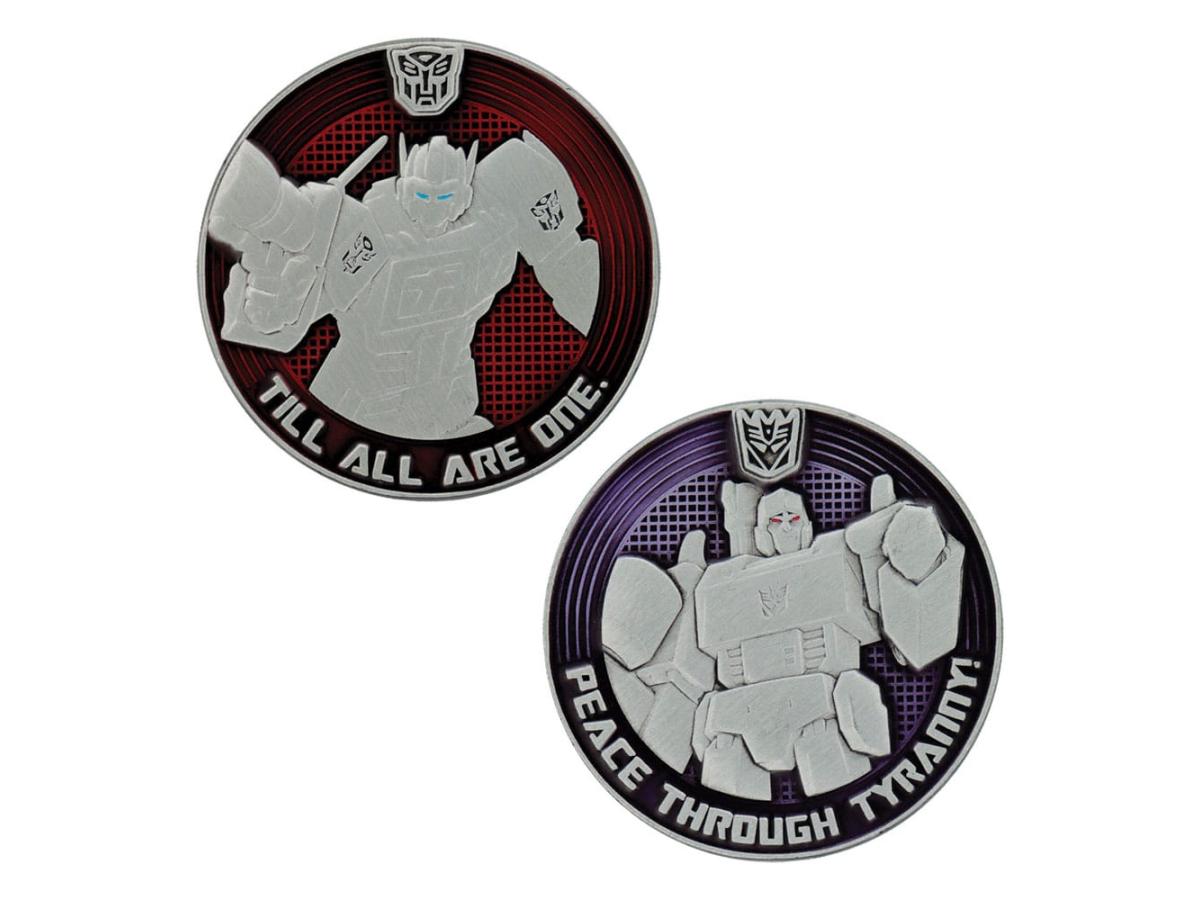 Transformers G1 – Official Autobots vs Decepticons Limited Edition Coin Replica Coin - Tophatter Daily Deals