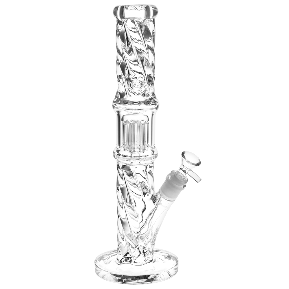 Translucent Twisty Tube Bong Transparent Clear Glass Bongs - Tophatter Daily Deals